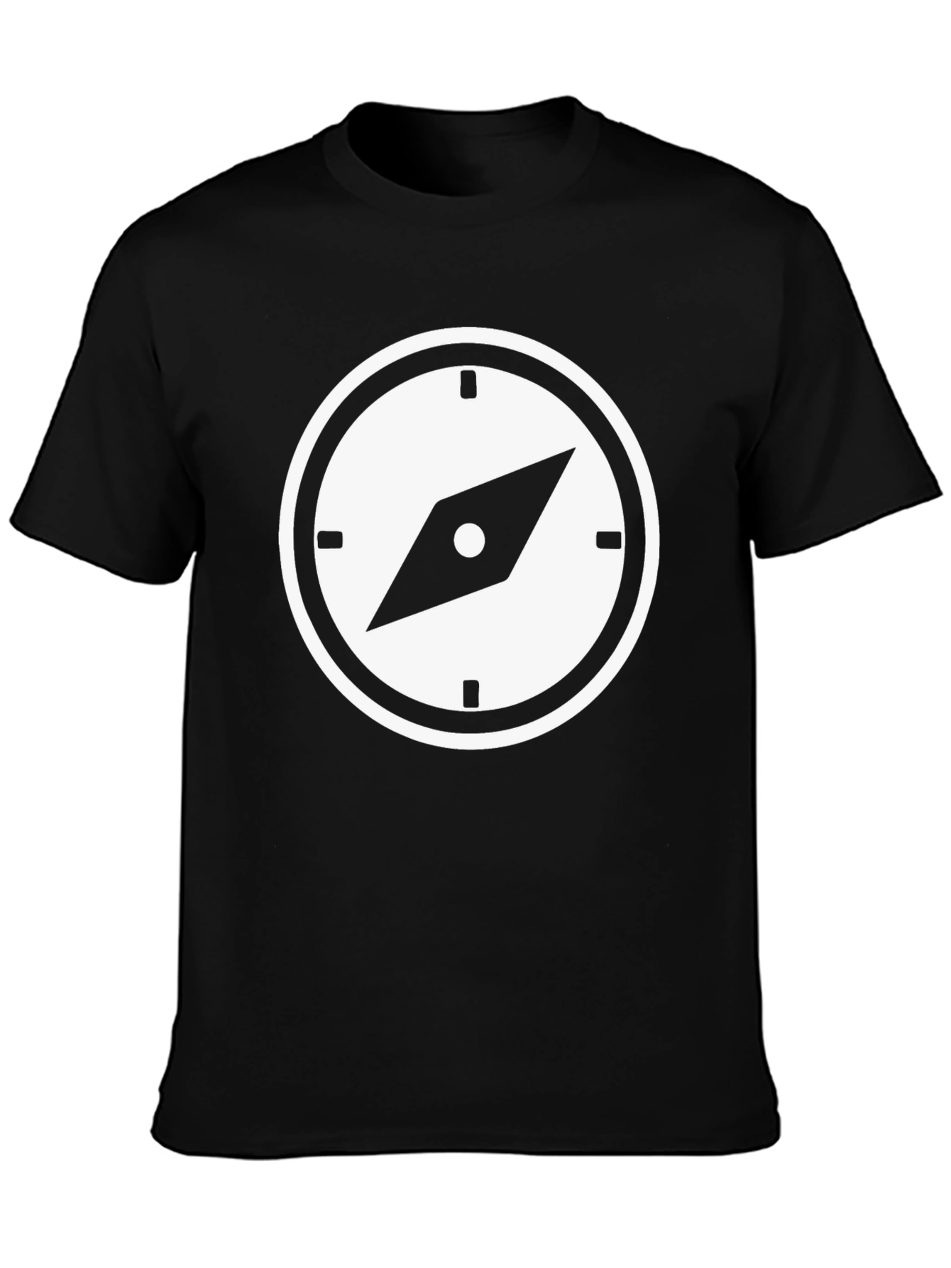 Compass Graphic Black T-Shirt