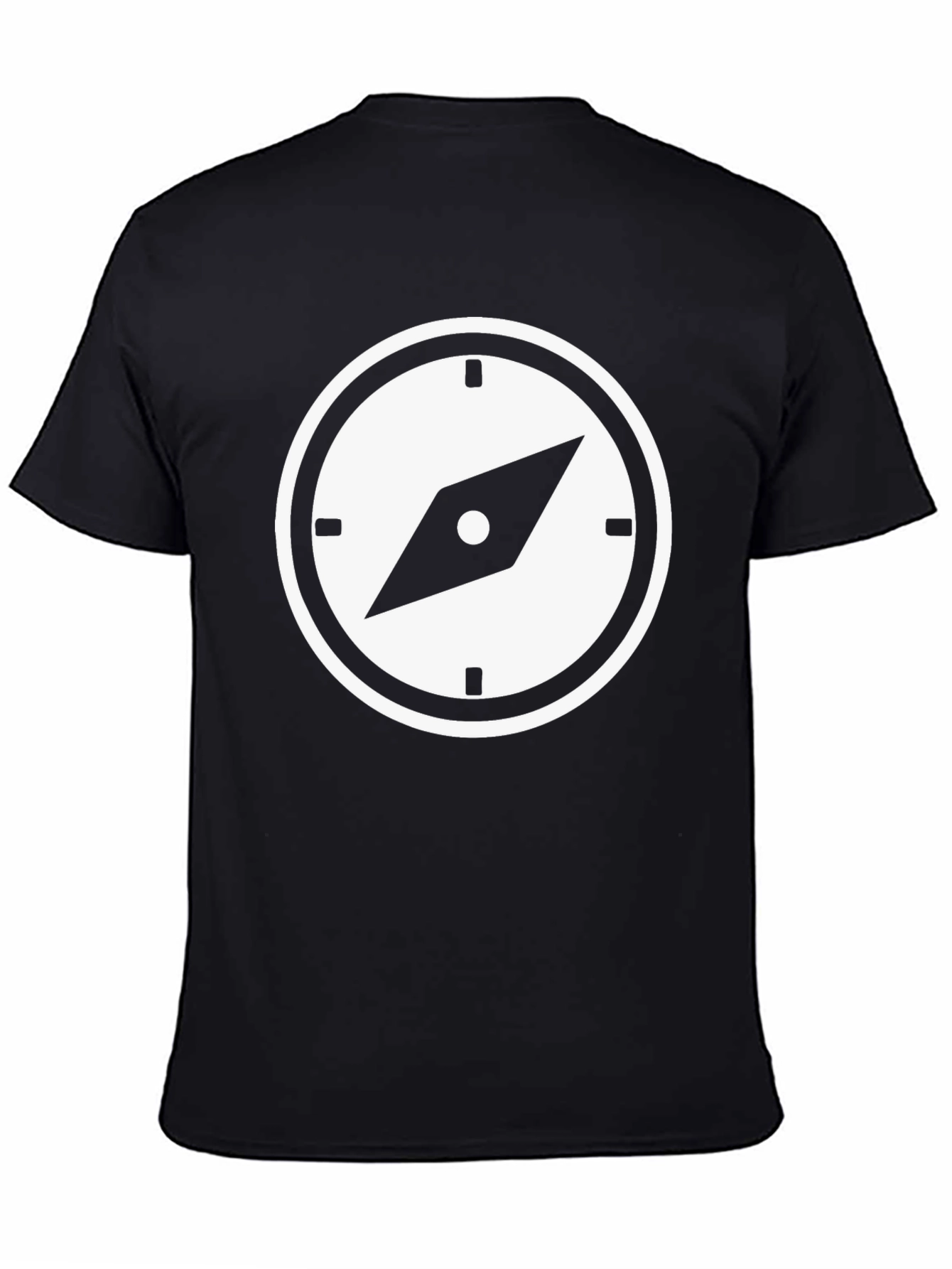Compass Graphic Black T-Shirt