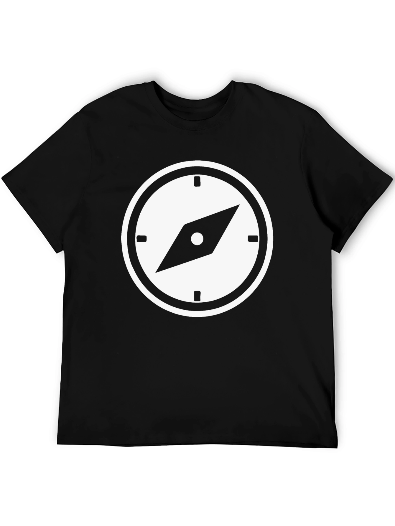 Compass Graphic Black T-Shirt
