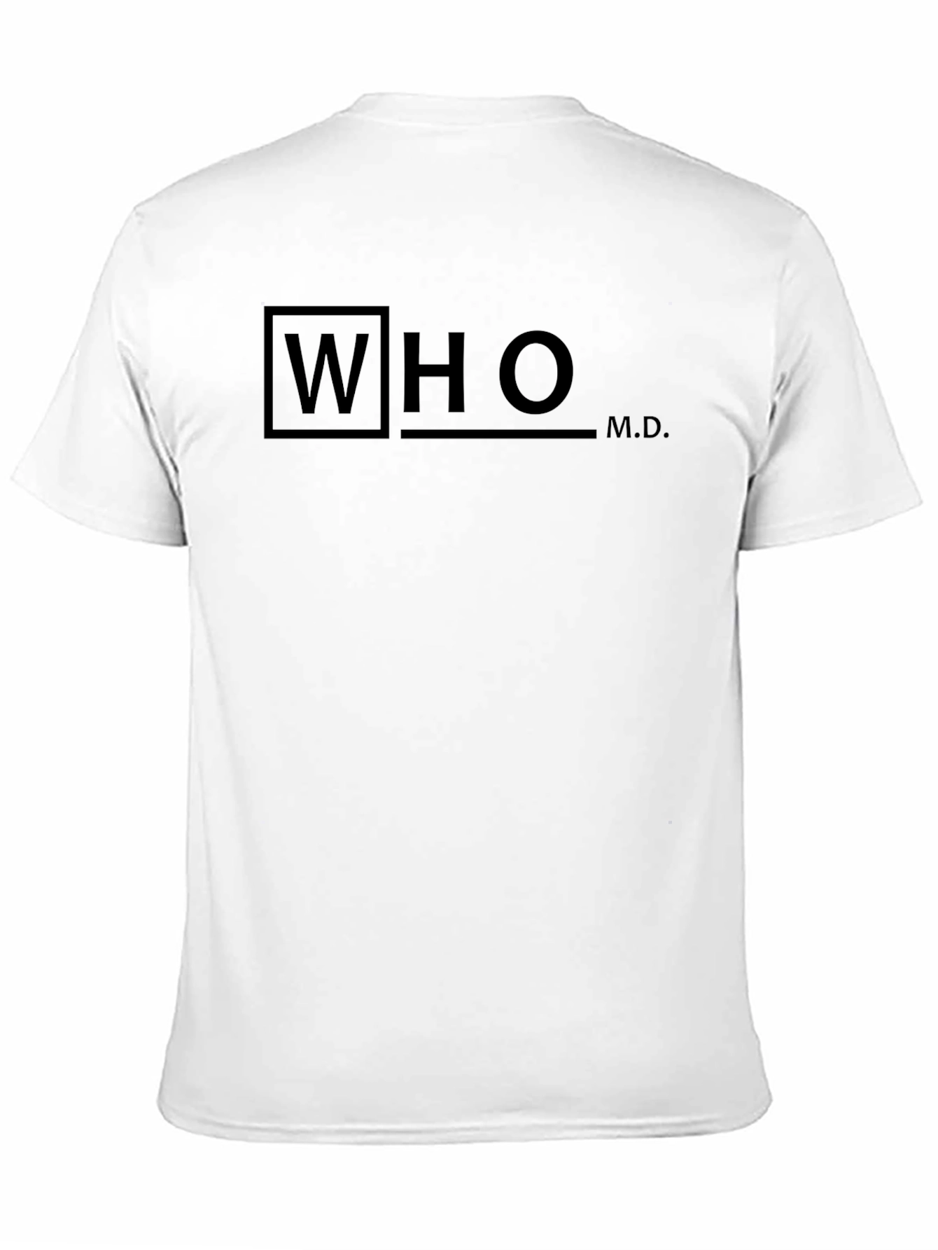 WHO M.D. Graphic Tee - Black T-Shirt