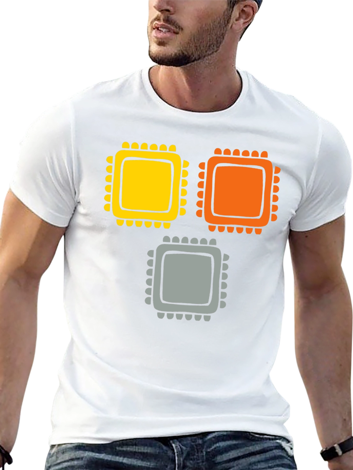 Retro Computer Chip T-Shirt - Geek Chic Tee