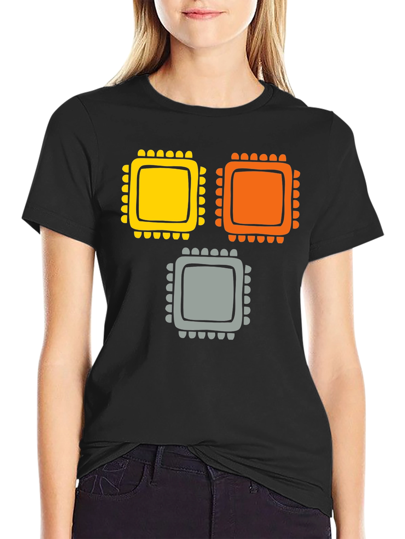 Retro Computer Chip T-Shirt - Geek Chic Tee