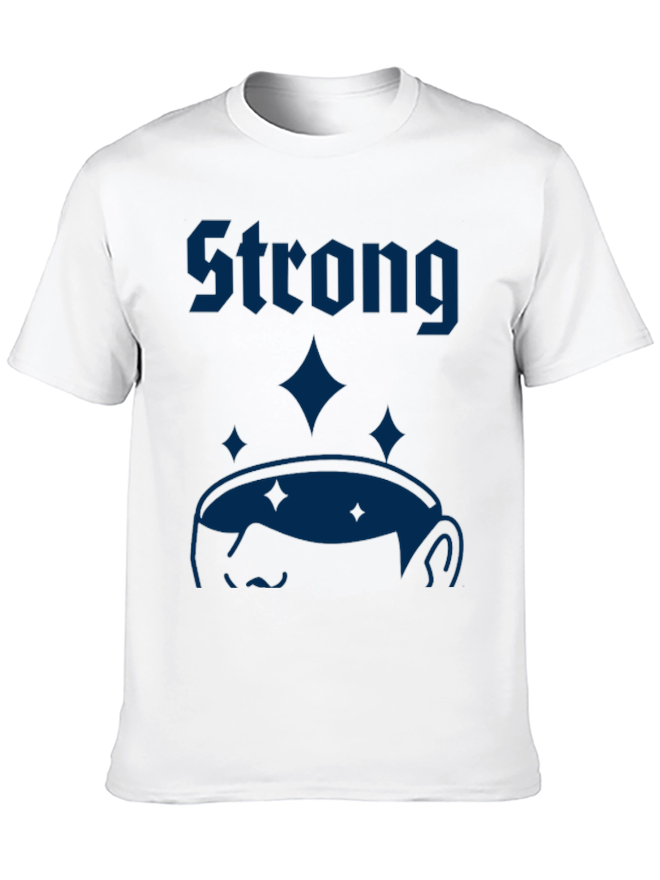 Strong Graphic T-Shirt - Mens Black Tee