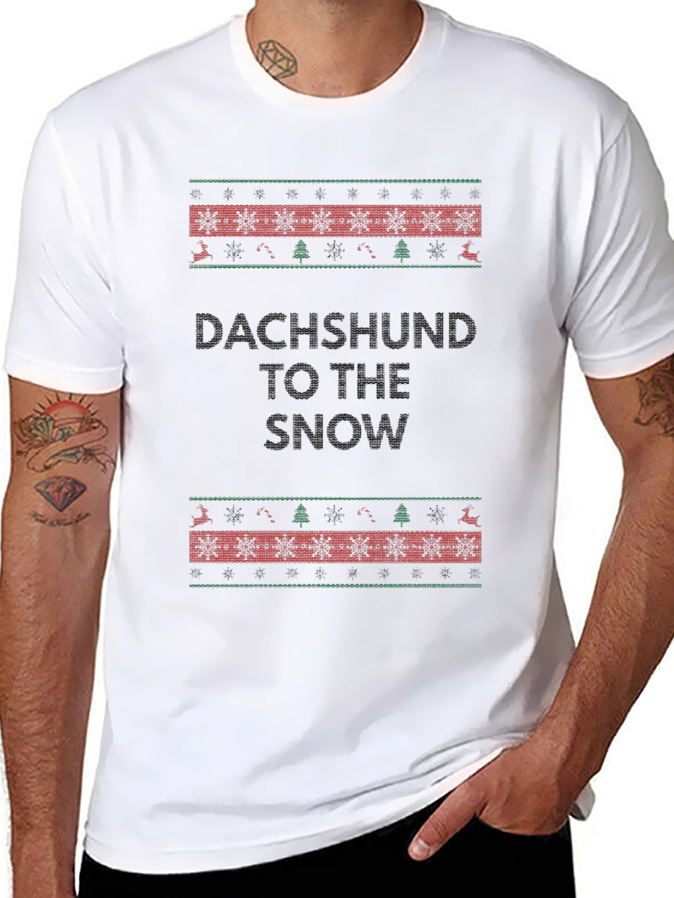 Dachshund to the Snow Holiday T-Shirt