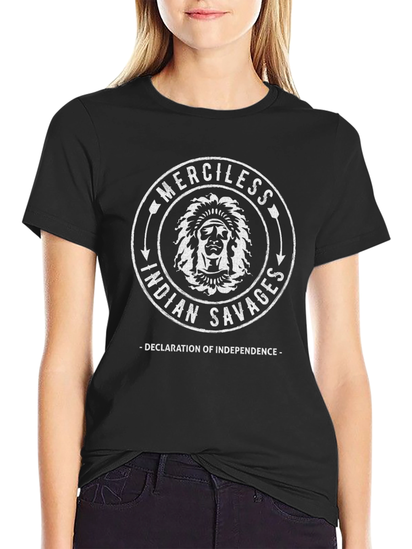 Merciless Indian Savages T-Shirt - Declaration of Independence