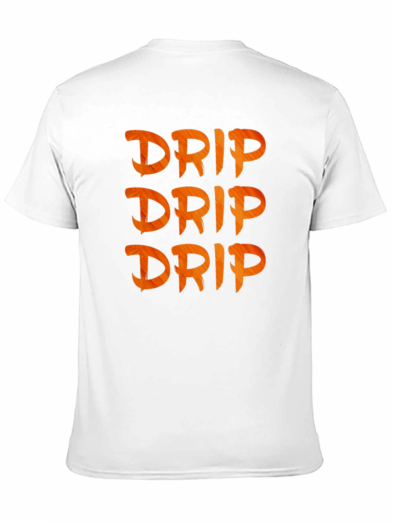 Mens Black Drip Graphic Tee - Modern Style