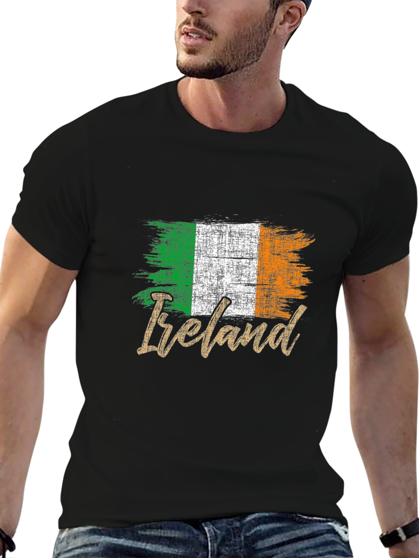 Ireland Flag T-Shirt - Distressed Irish Pride Tee