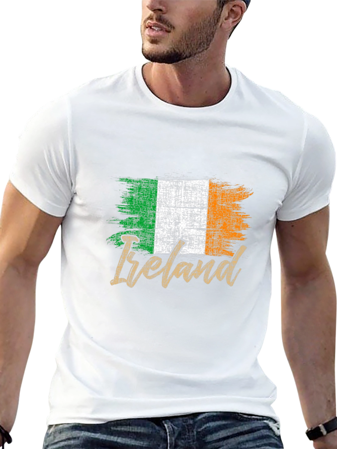 Ireland Flag T-Shirt - Distressed Irish Pride Tee