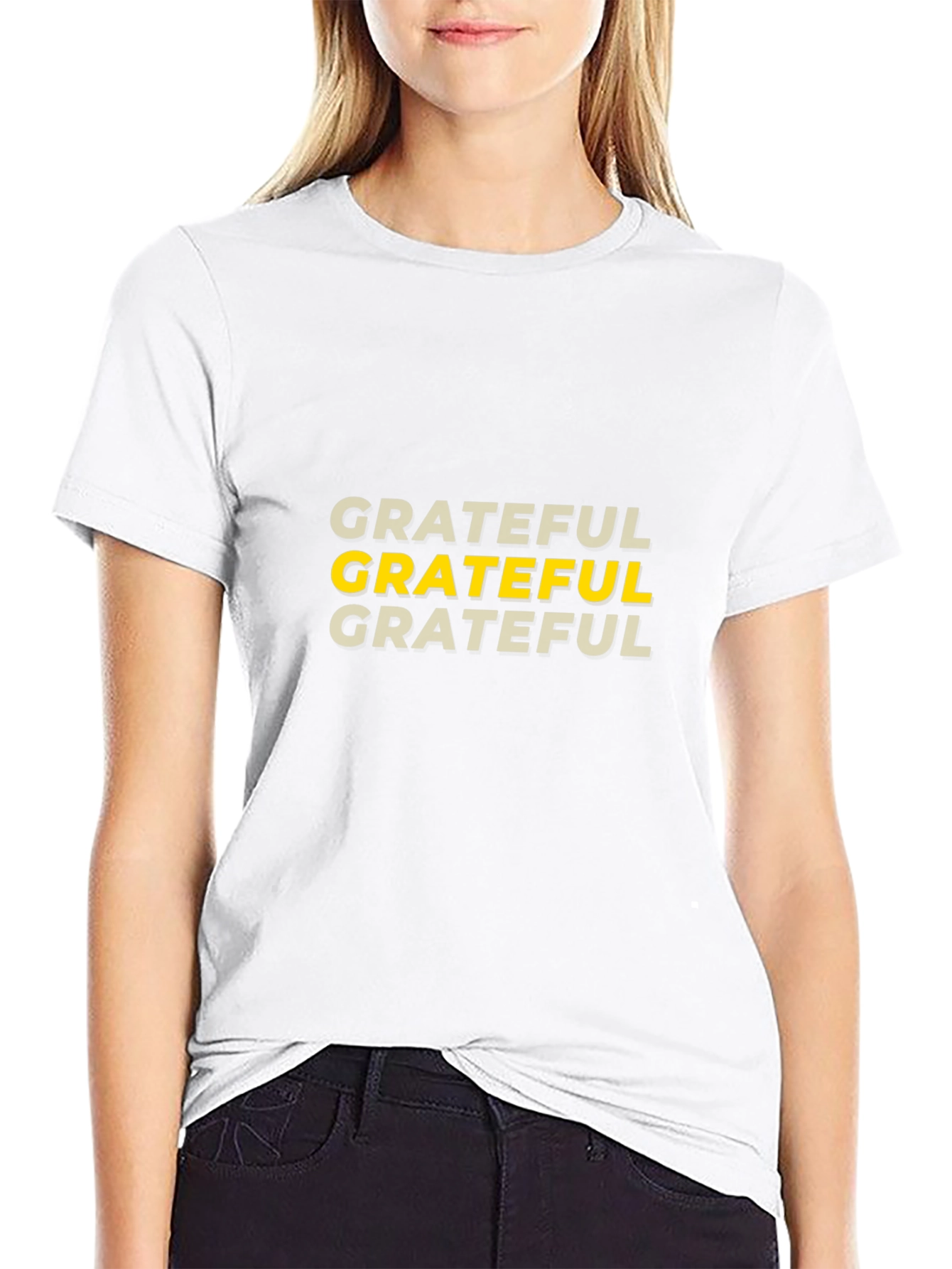Grateful Graphic Tee - Stylish Black T-Shirt