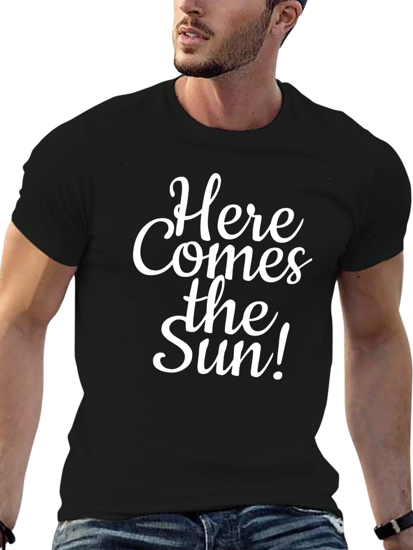 Here Comes The Sun Graphic Tee - Cotton T-Shirt