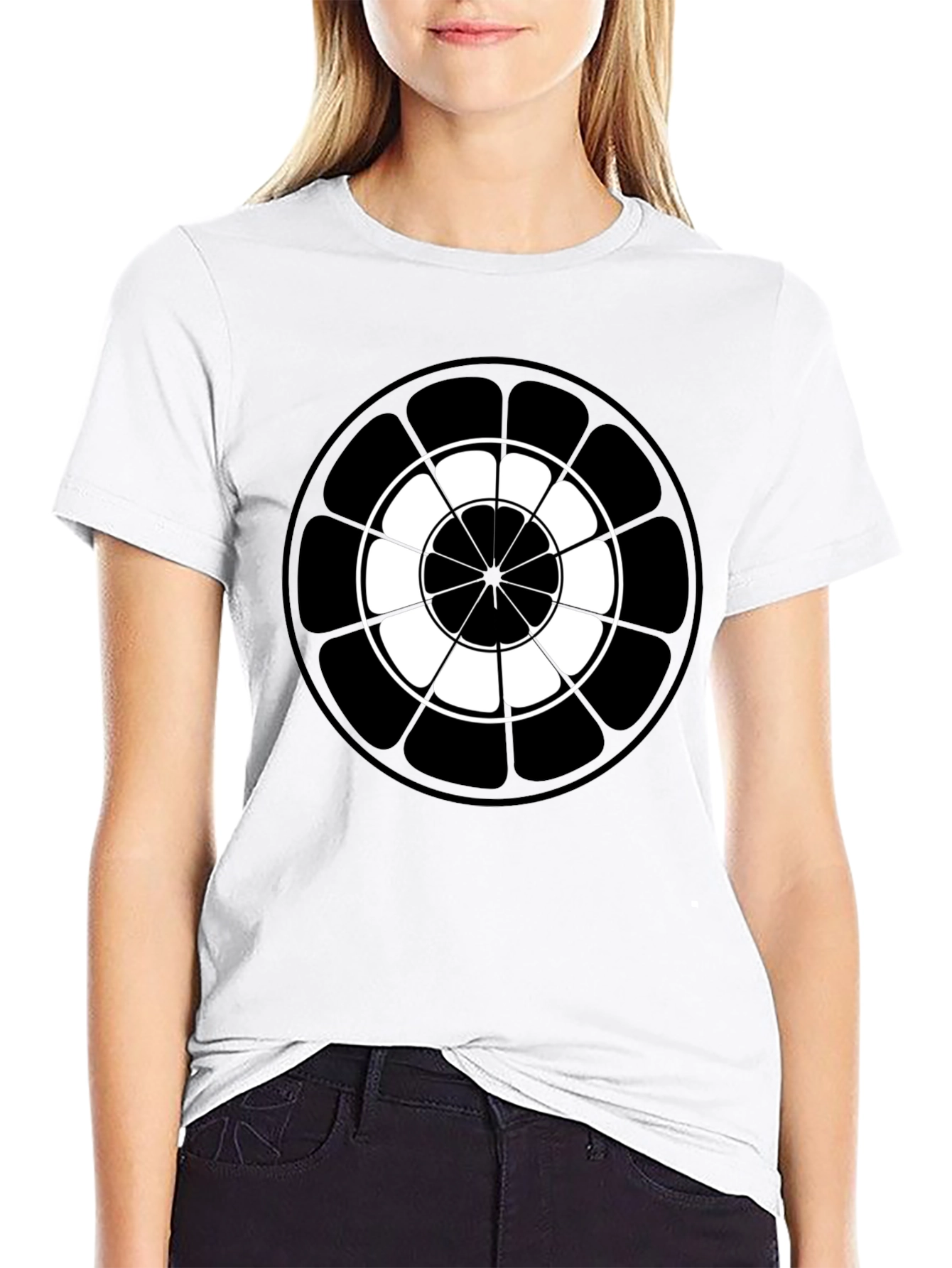 Abstract Geometric Circle T-Shirt