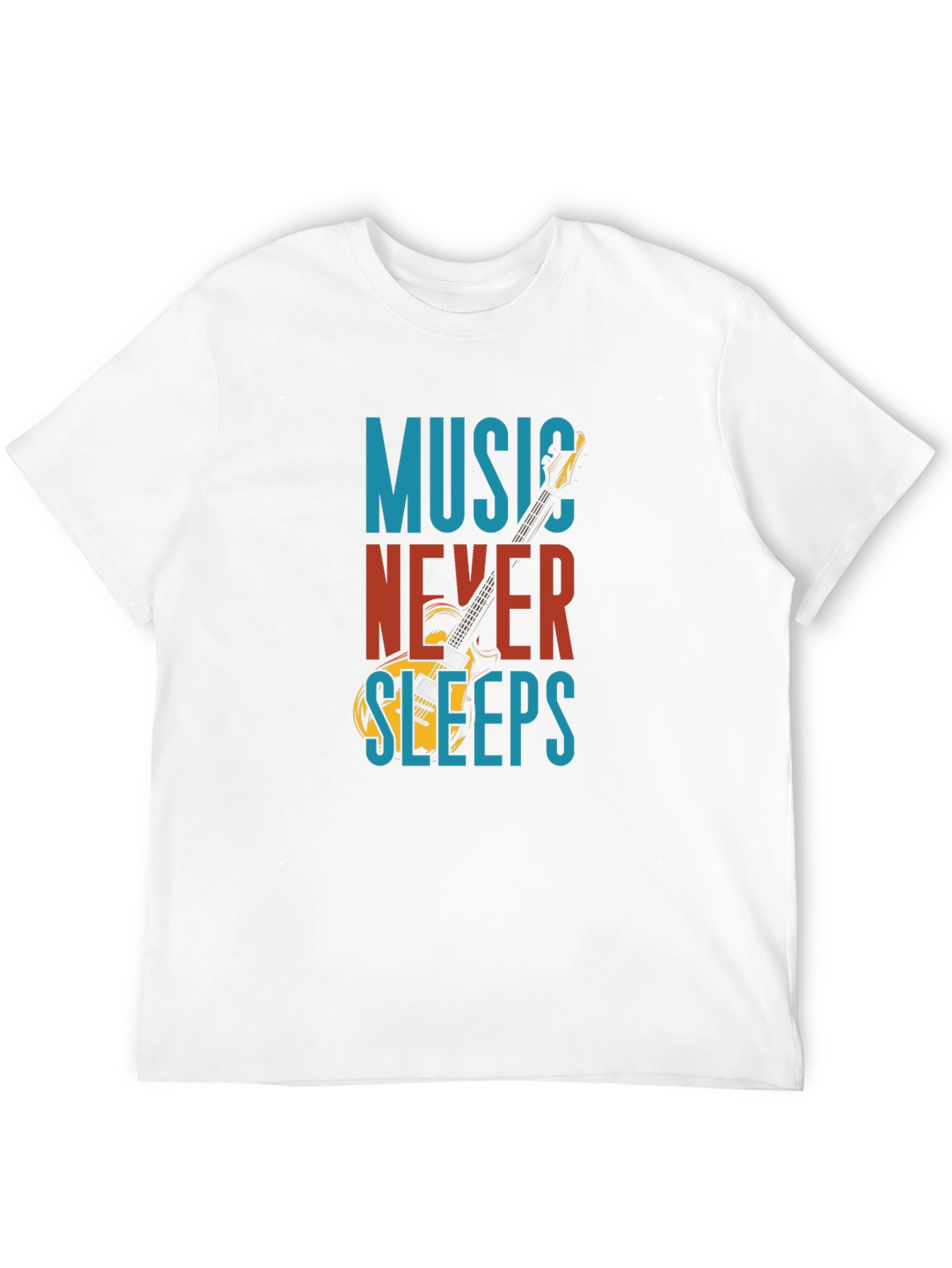 Music Never Sleeps Graphic T-Shirt