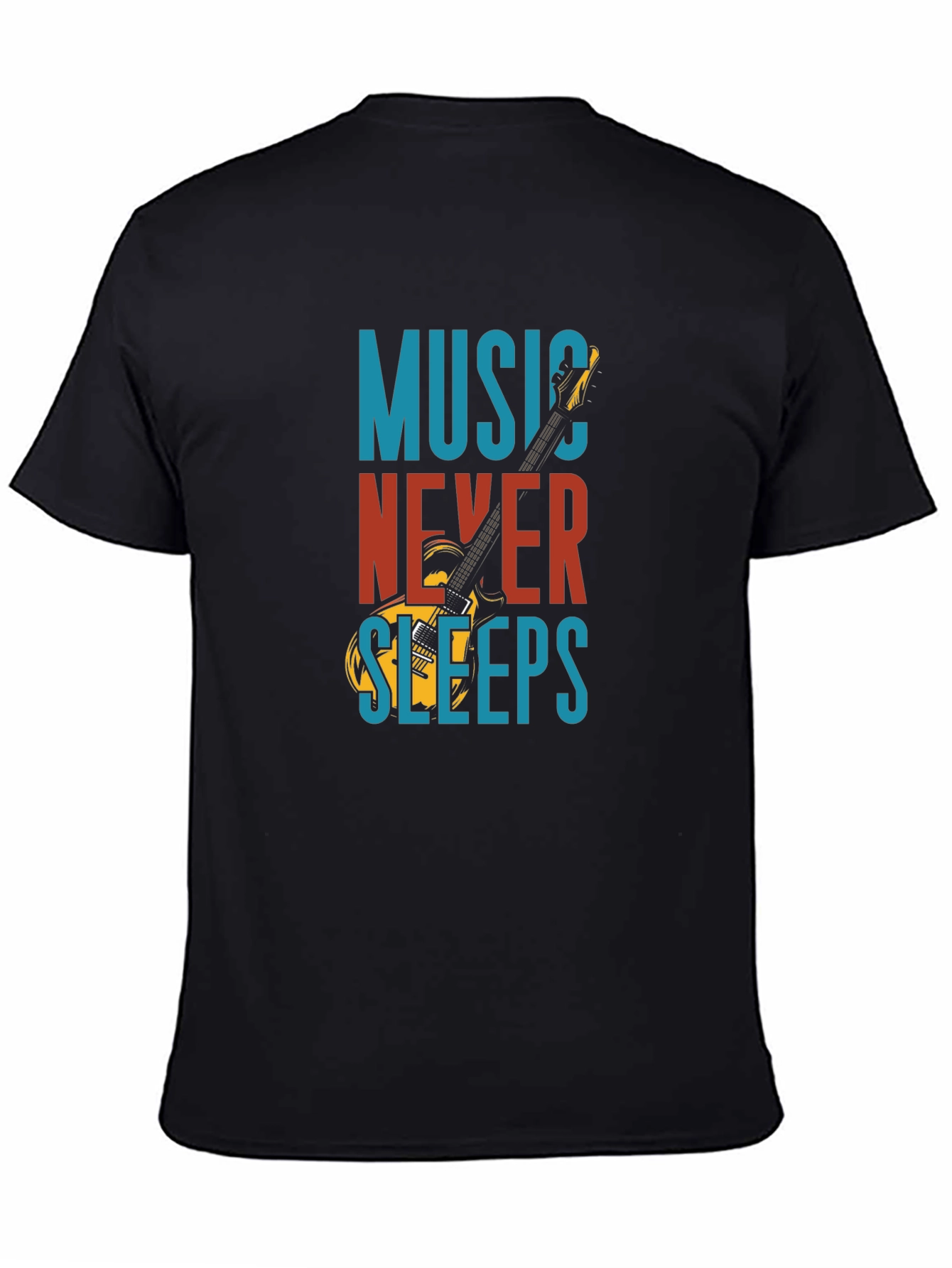Music Never Sleeps Graphic T-Shirt