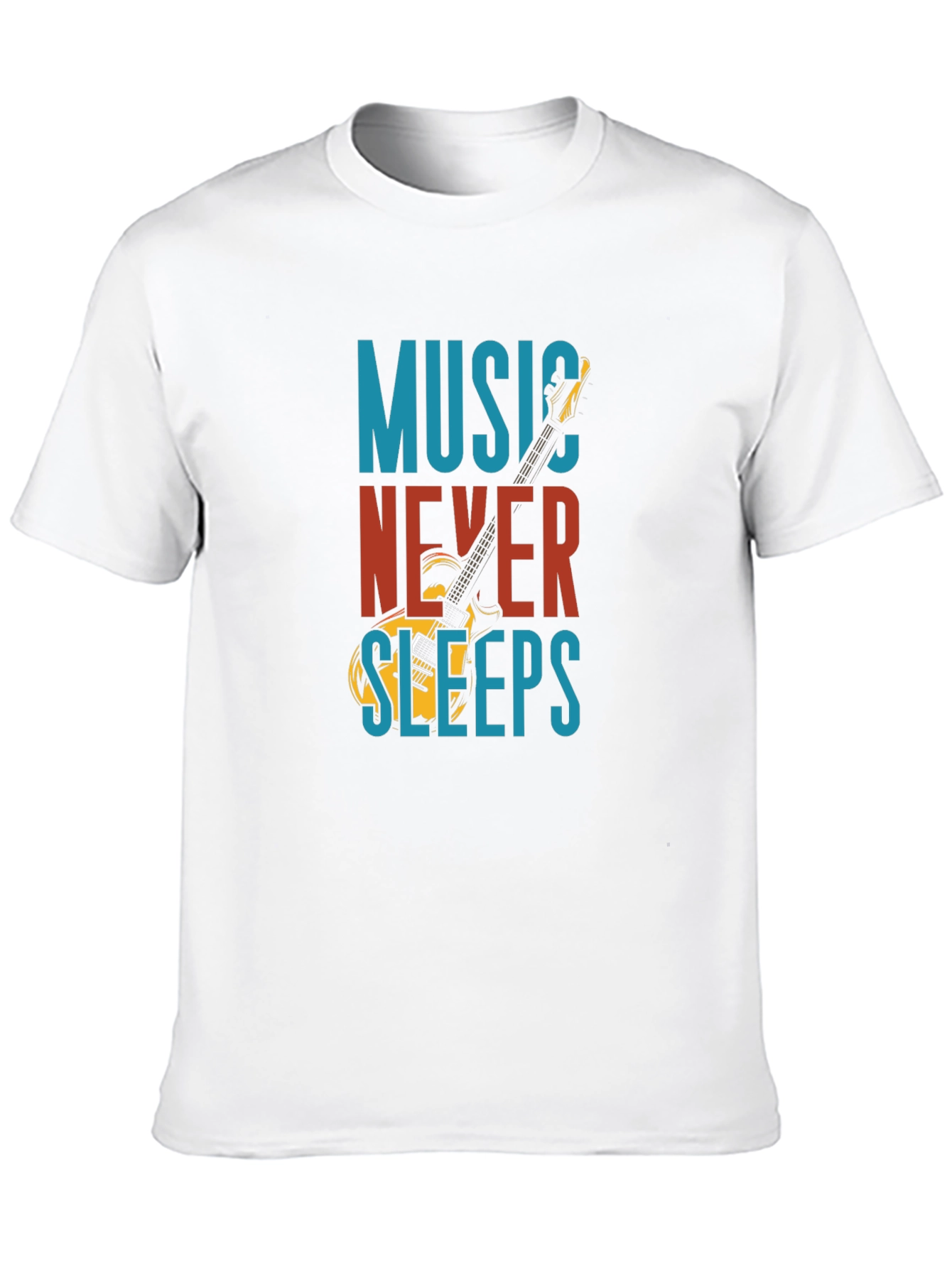 Music Never Sleeps Graphic T-Shirt