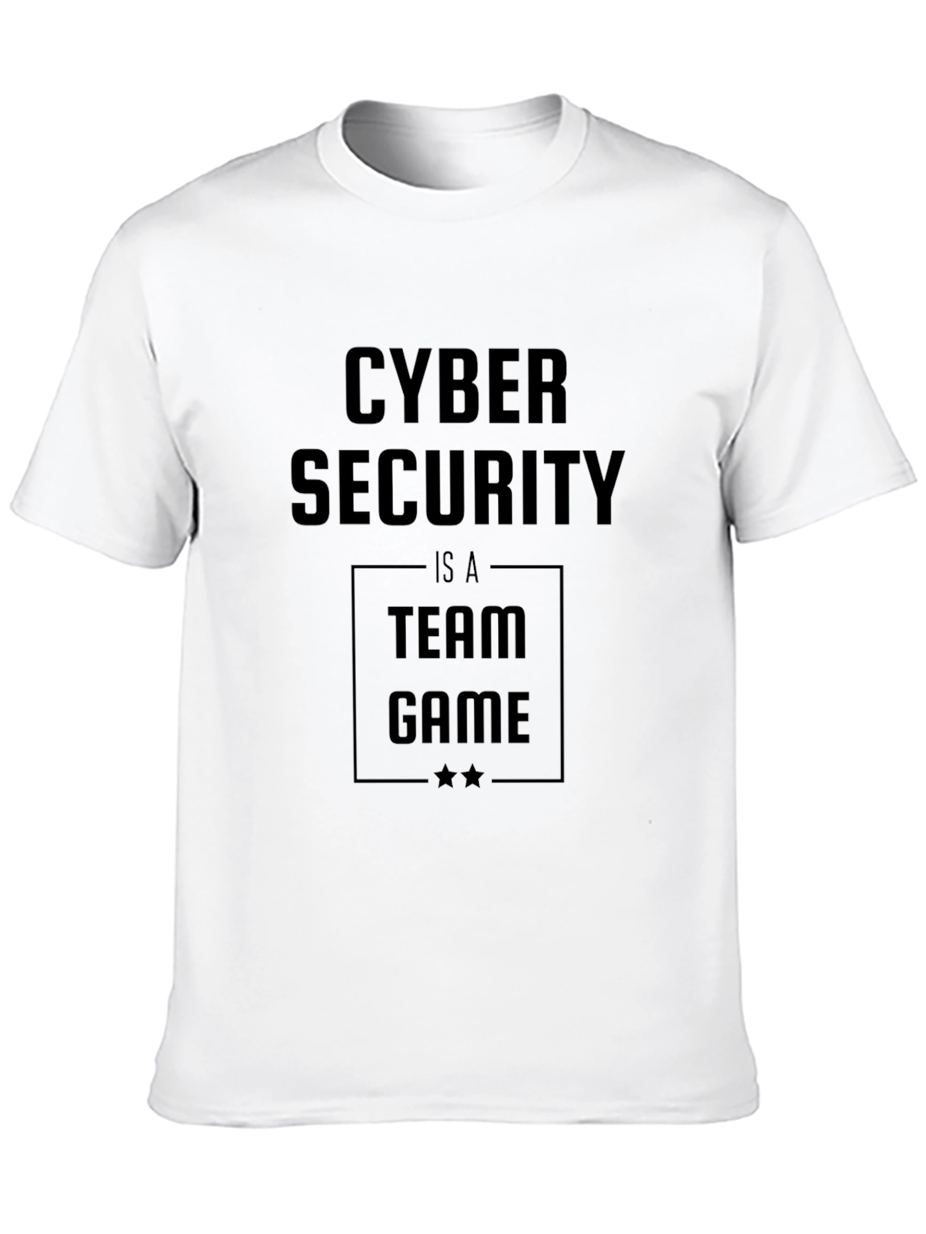 Cyber Security Team Game T-Shirt - Black