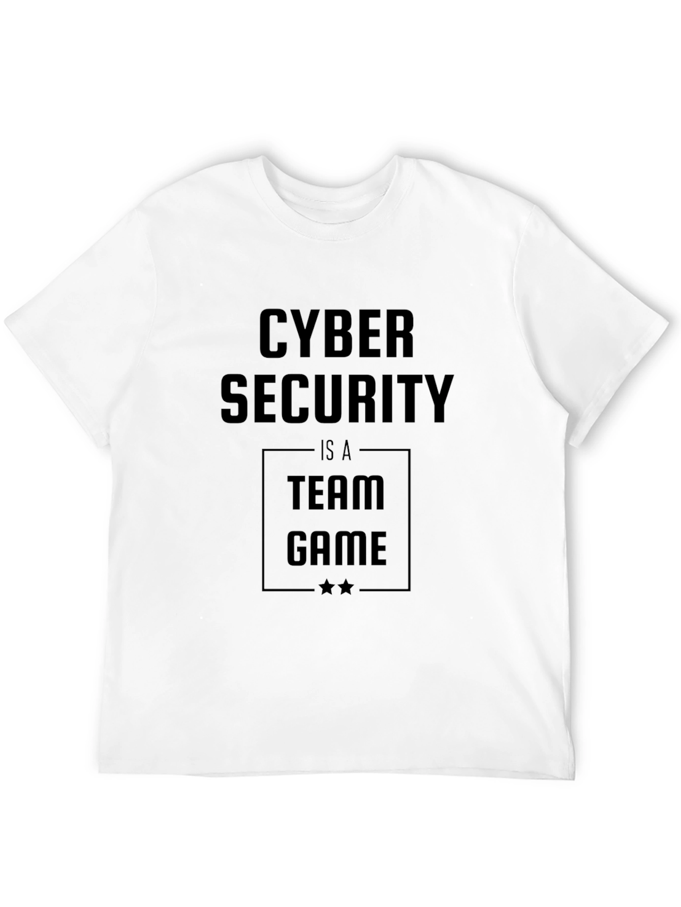 Cyber Security Team Game T-Shirt - Black