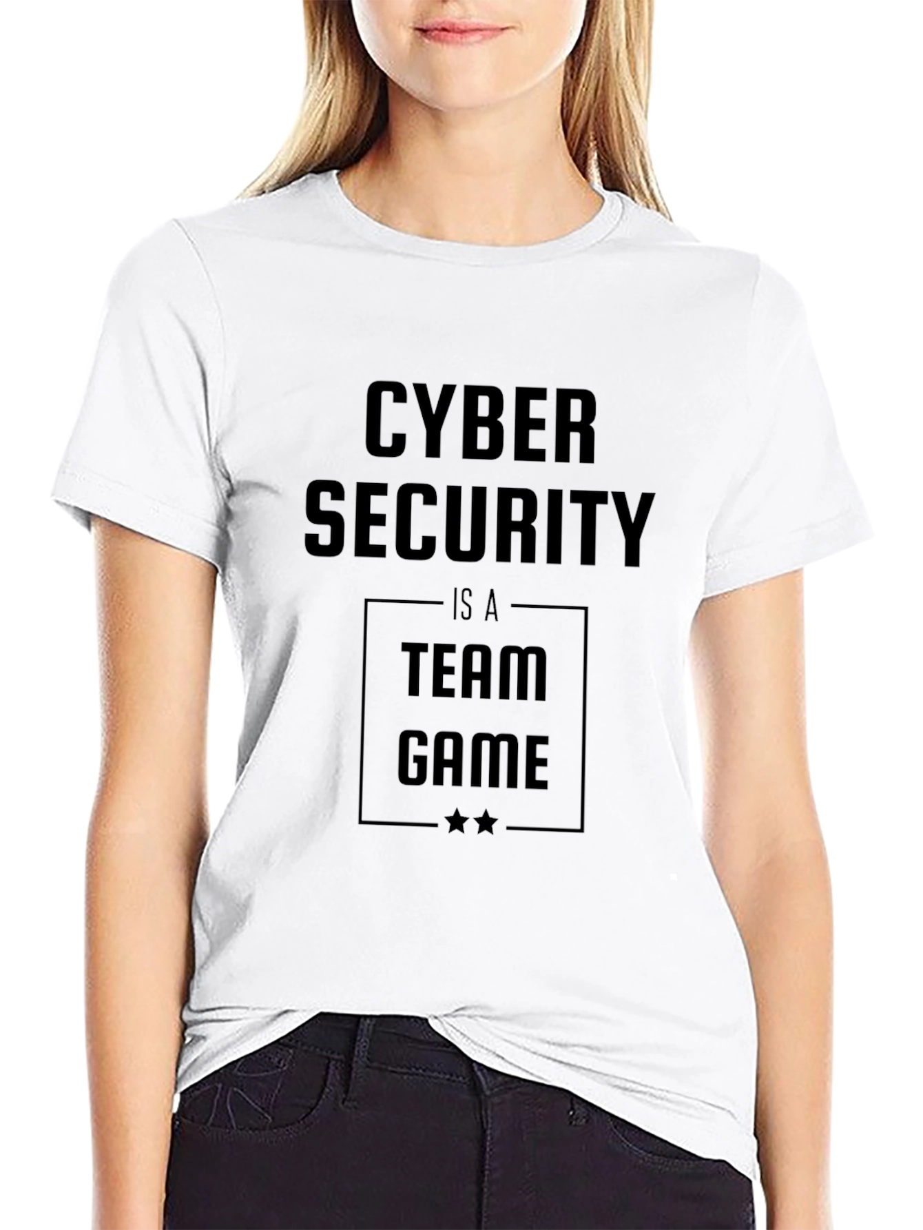 Cyber Security Team Game T-Shirt - Black