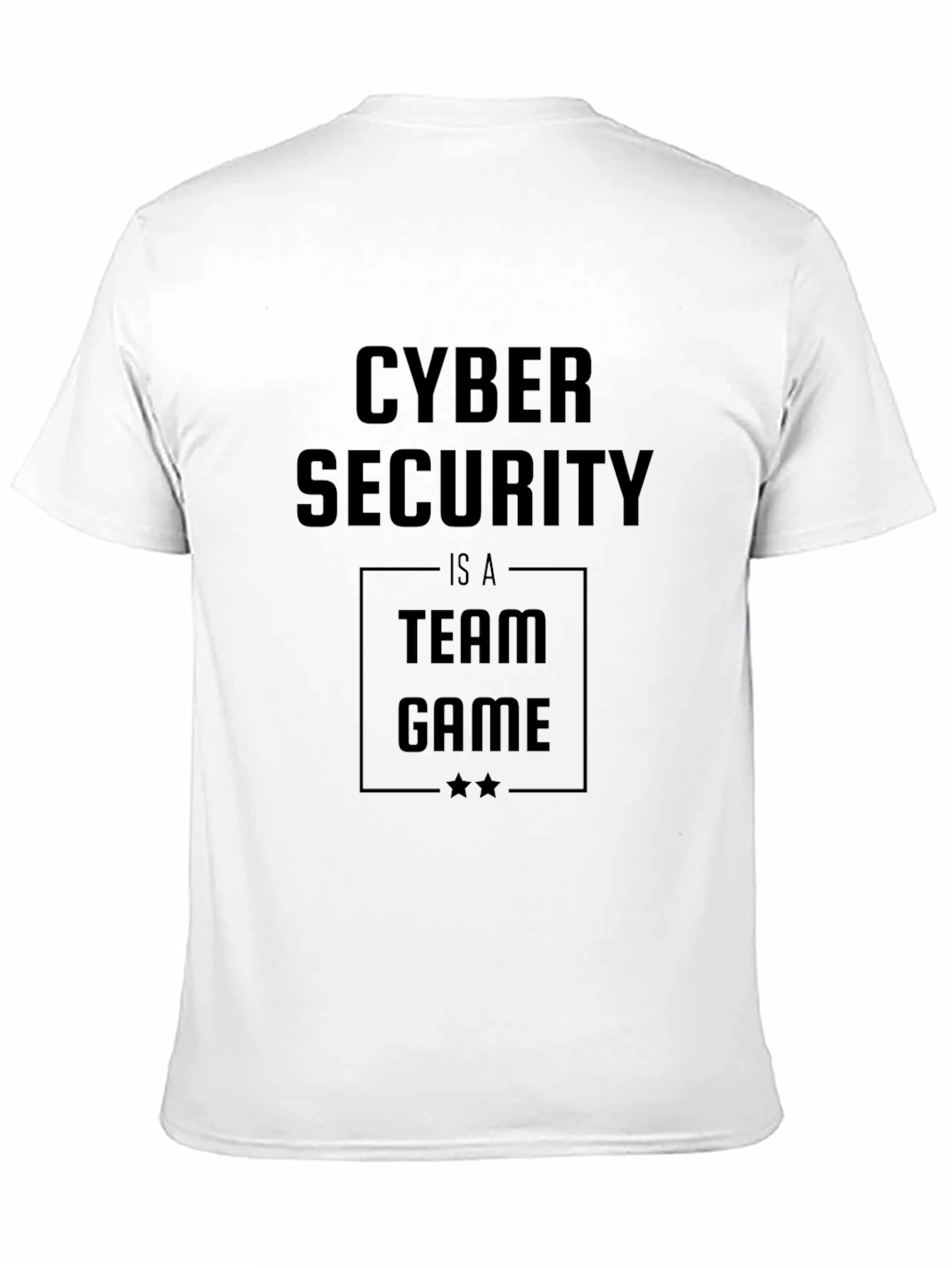 Cyber Security Team Game T-Shirt - Black
