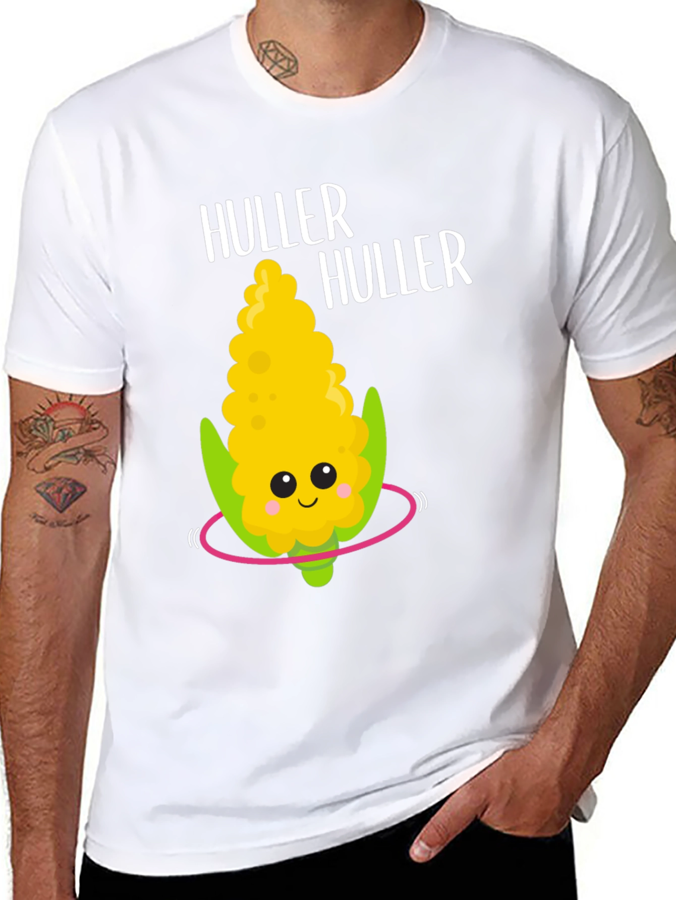 Huller Huller Corn Hula Hoop T-Shirt