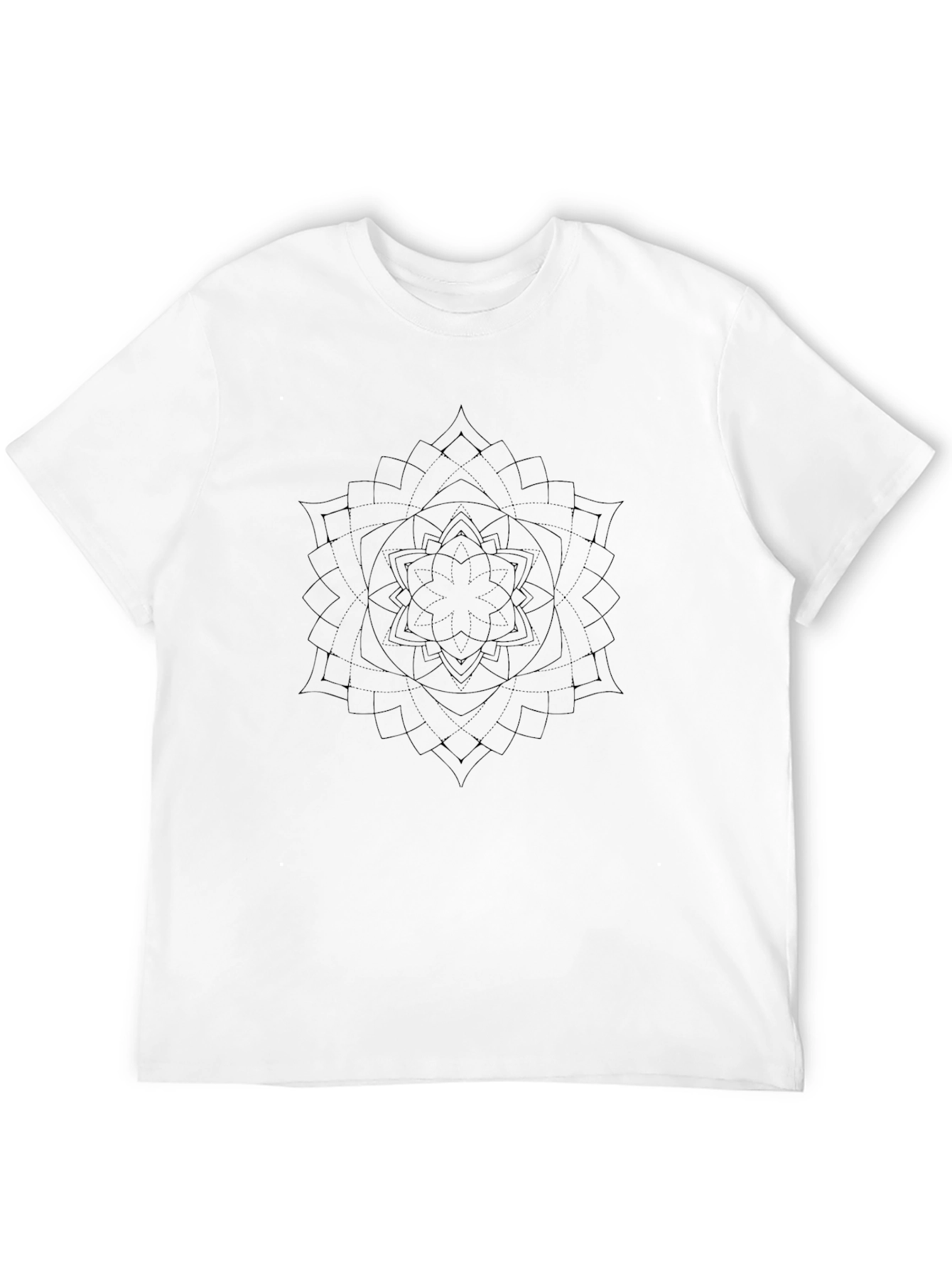 Mandala Graphic Black T-Shirt - Stylish & Comfortable