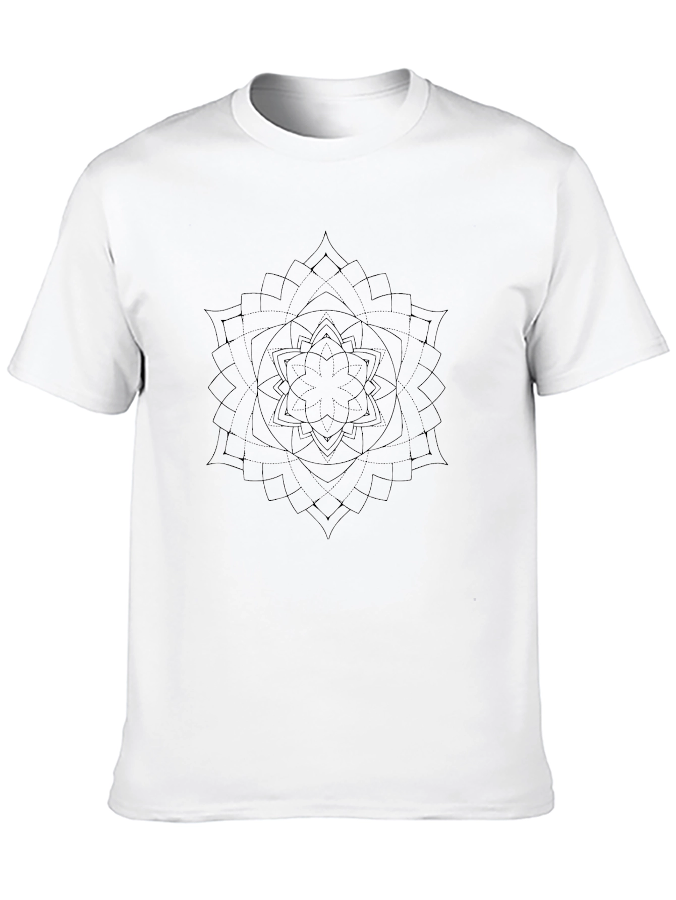 Mandala Graphic Black T-Shirt - Stylish & Comfortable