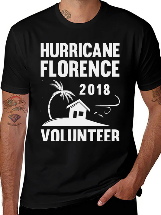 Hurricane Florence 2018 Volunteer Graphic Tee