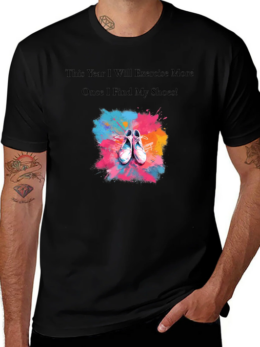 Funny Exercise T-Shirt - Find My Shoes