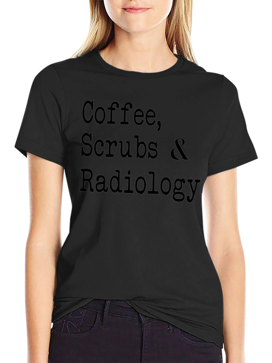 Coffee Scrubs & Radiology T-Shirt