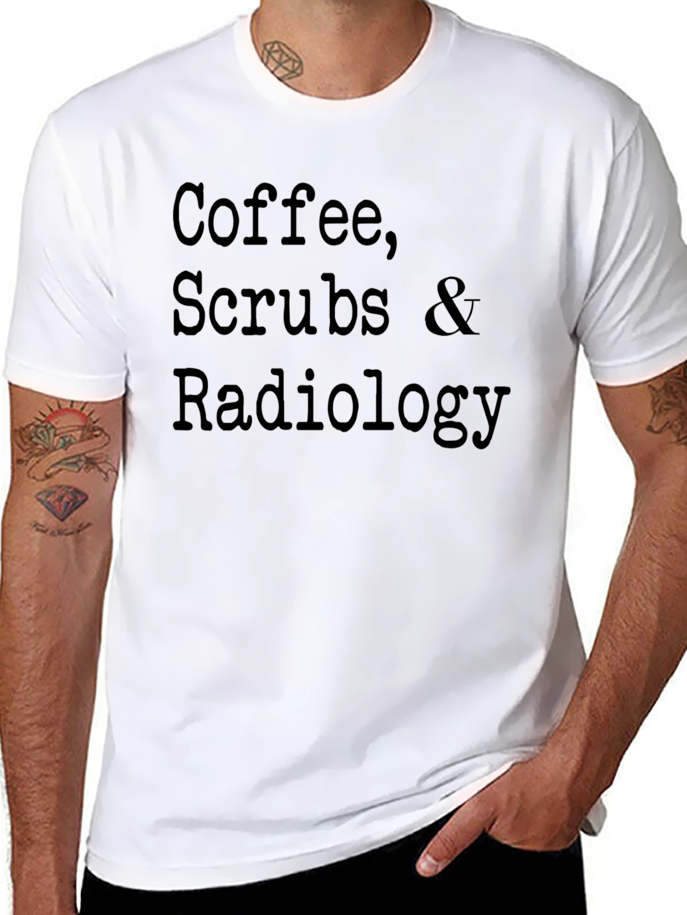 Coffee Scrubs & Radiology T-Shirt