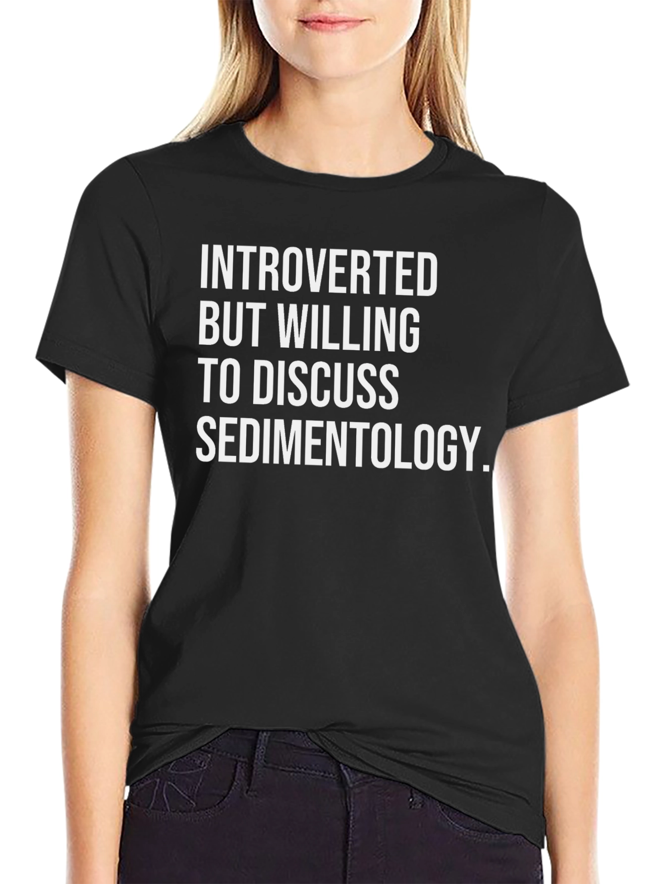 Introverted Sedimentology T-Shirt - Geology Nerd Tee