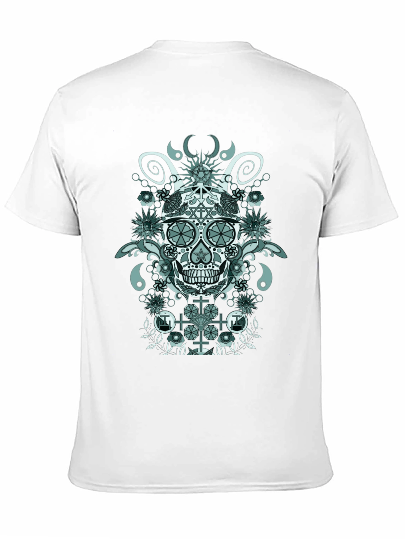 Skull Art Tee - Unique Gothic Design