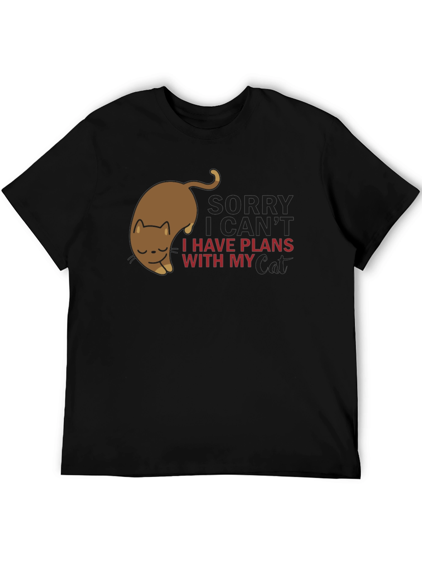 Sorry I have Plans With My Cat T-Shirt