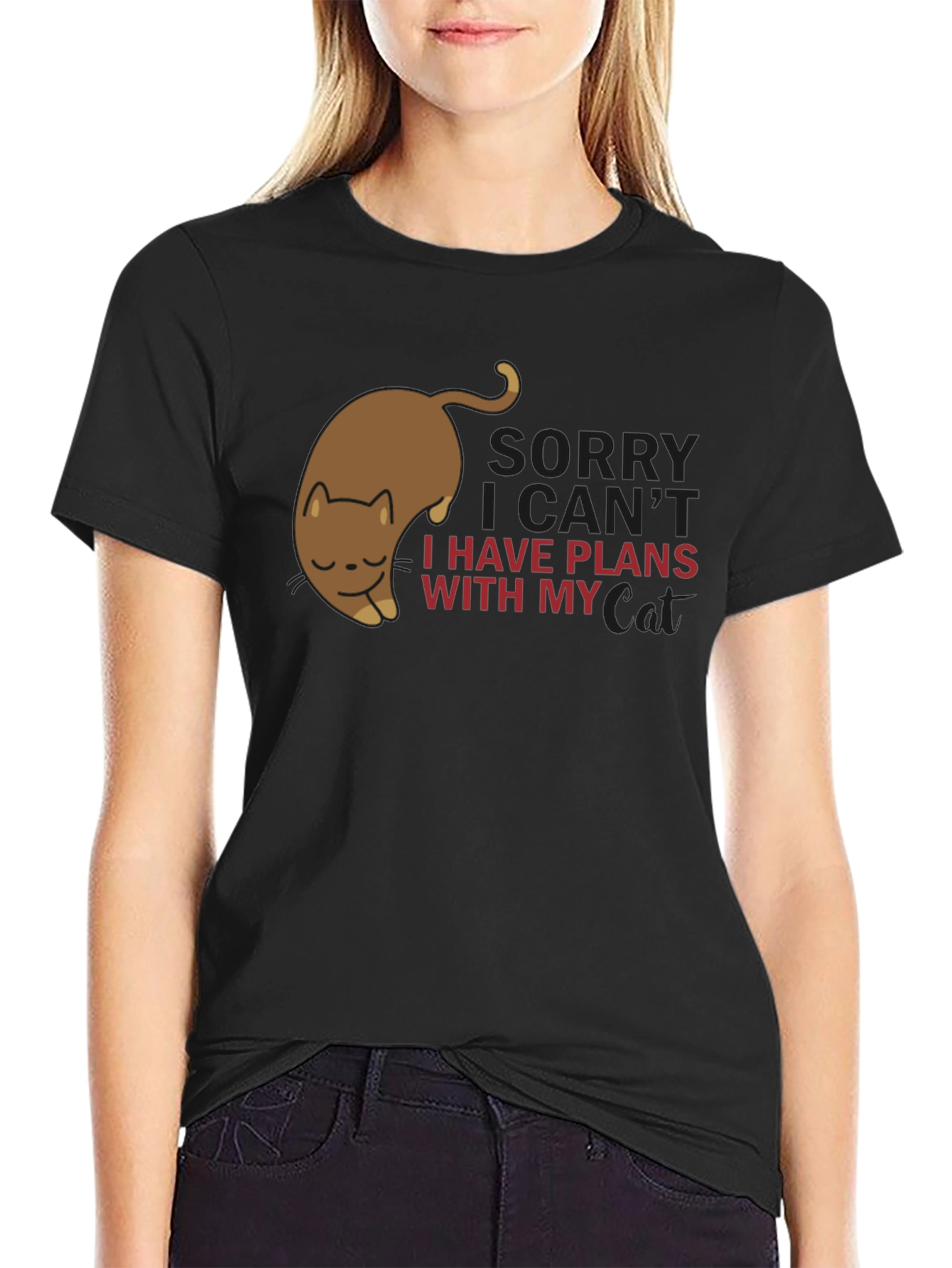 Sorry I have Plans With My Cat T-Shirt