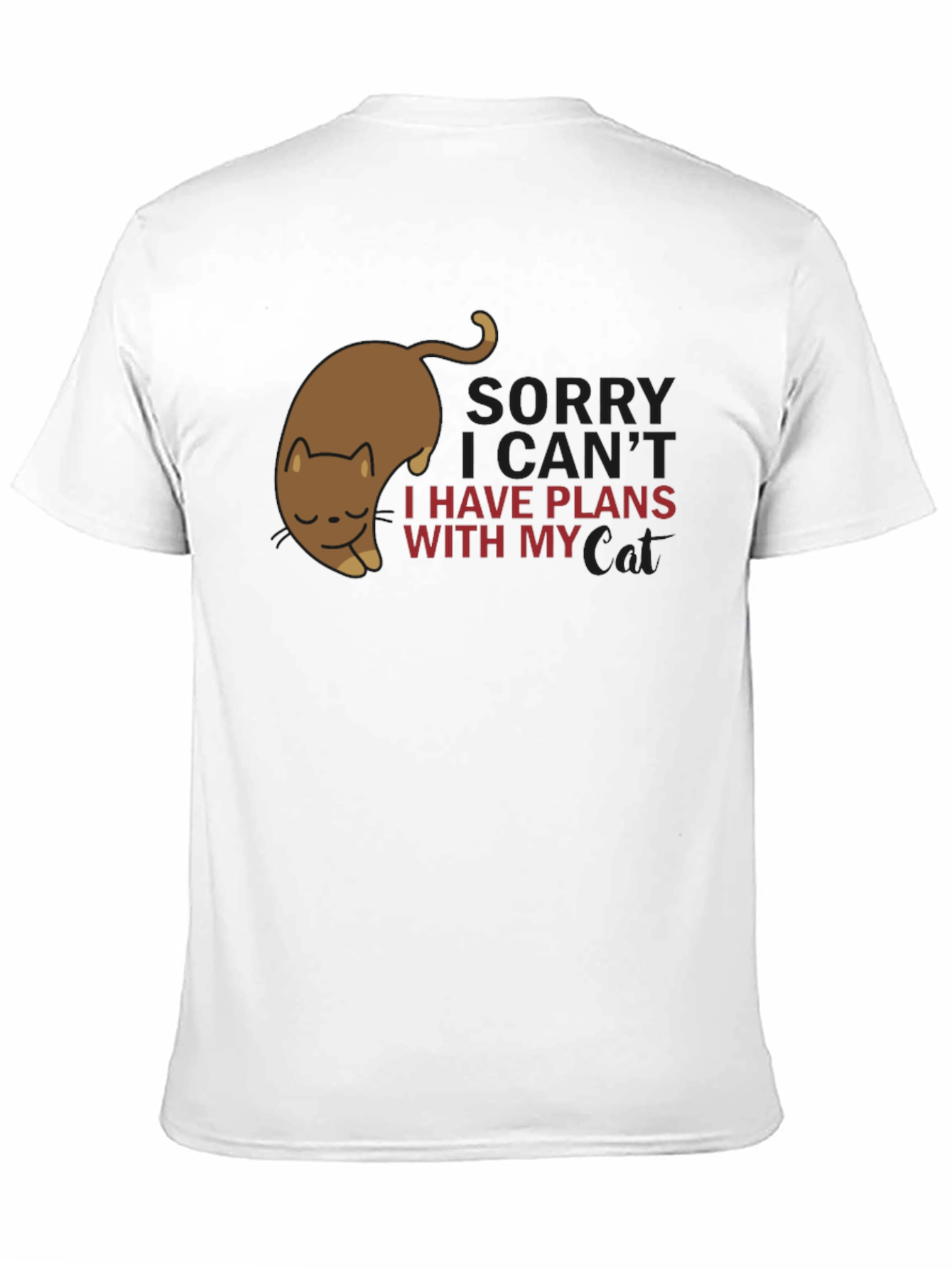 Sorry I have Plans With My Cat T-Shirt