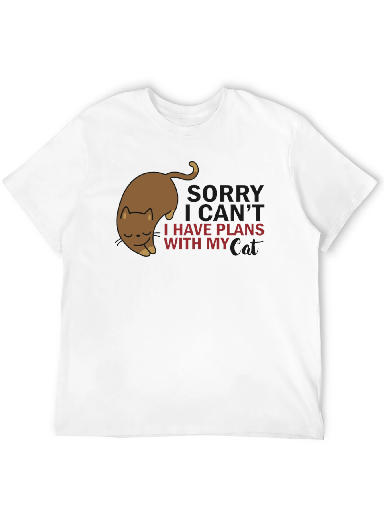 Sorry I have Plans With My Cat T-Shirt
