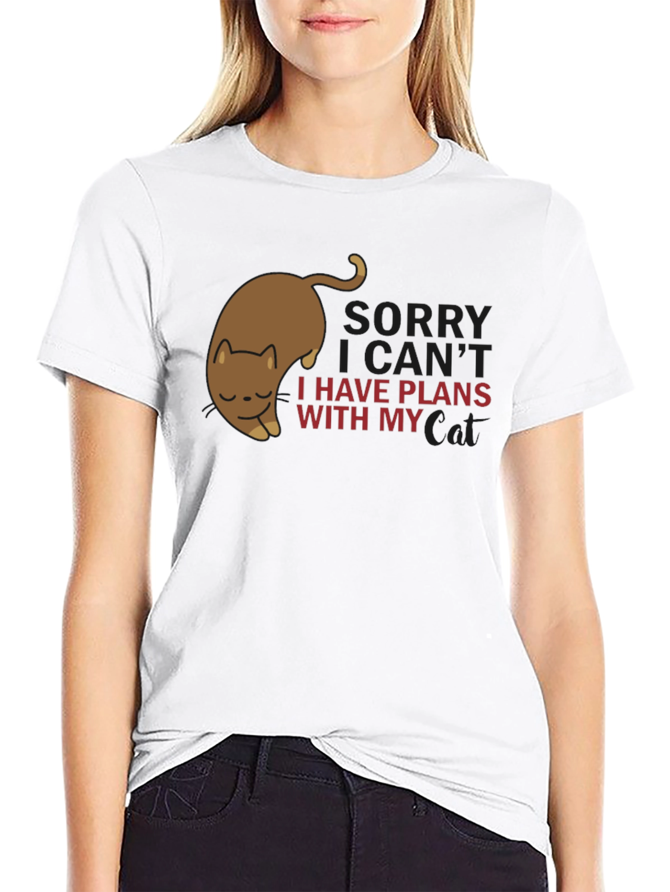 Sorry I have Plans With My Cat T-Shirt