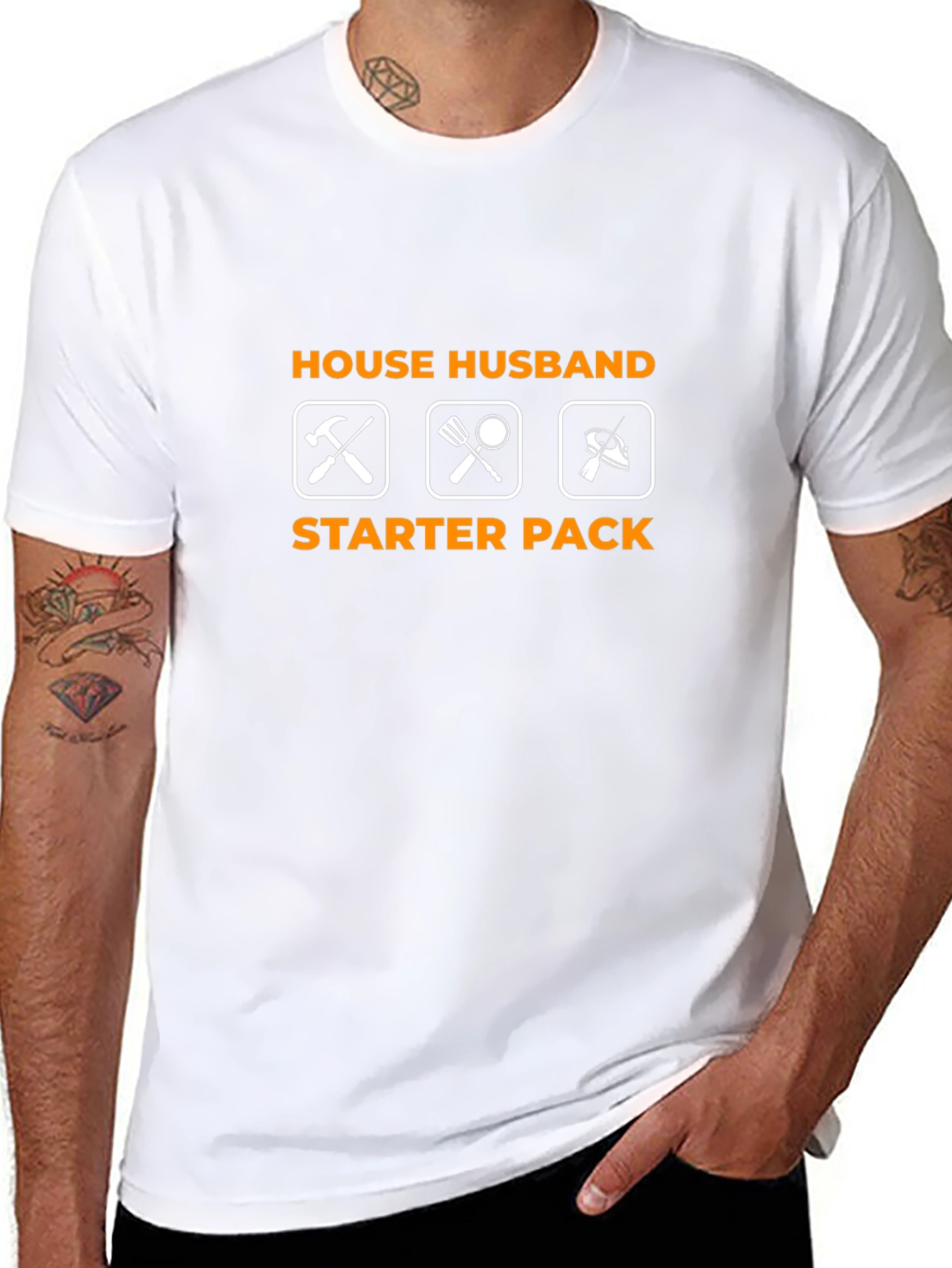 House Husband Starter Pack Graphic T-Shirt