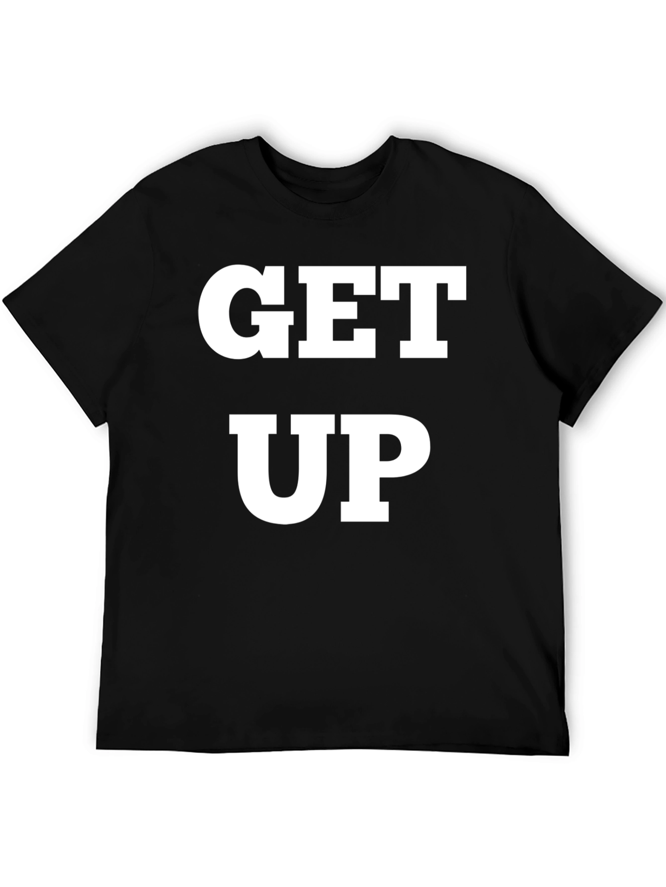 Get Up Graphic Tee - Black T-Shirt