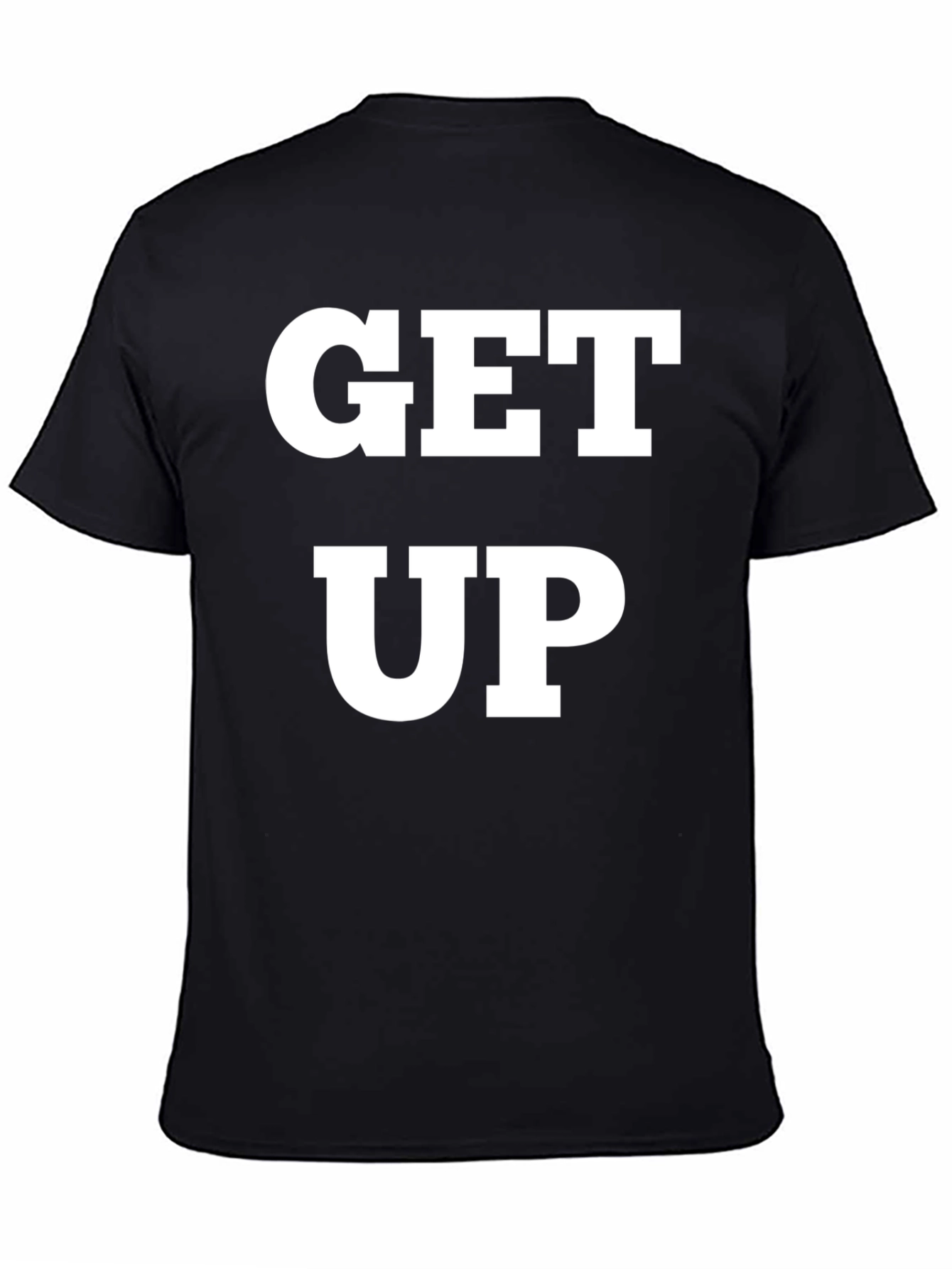 Get Up Graphic Tee - Black T-Shirt