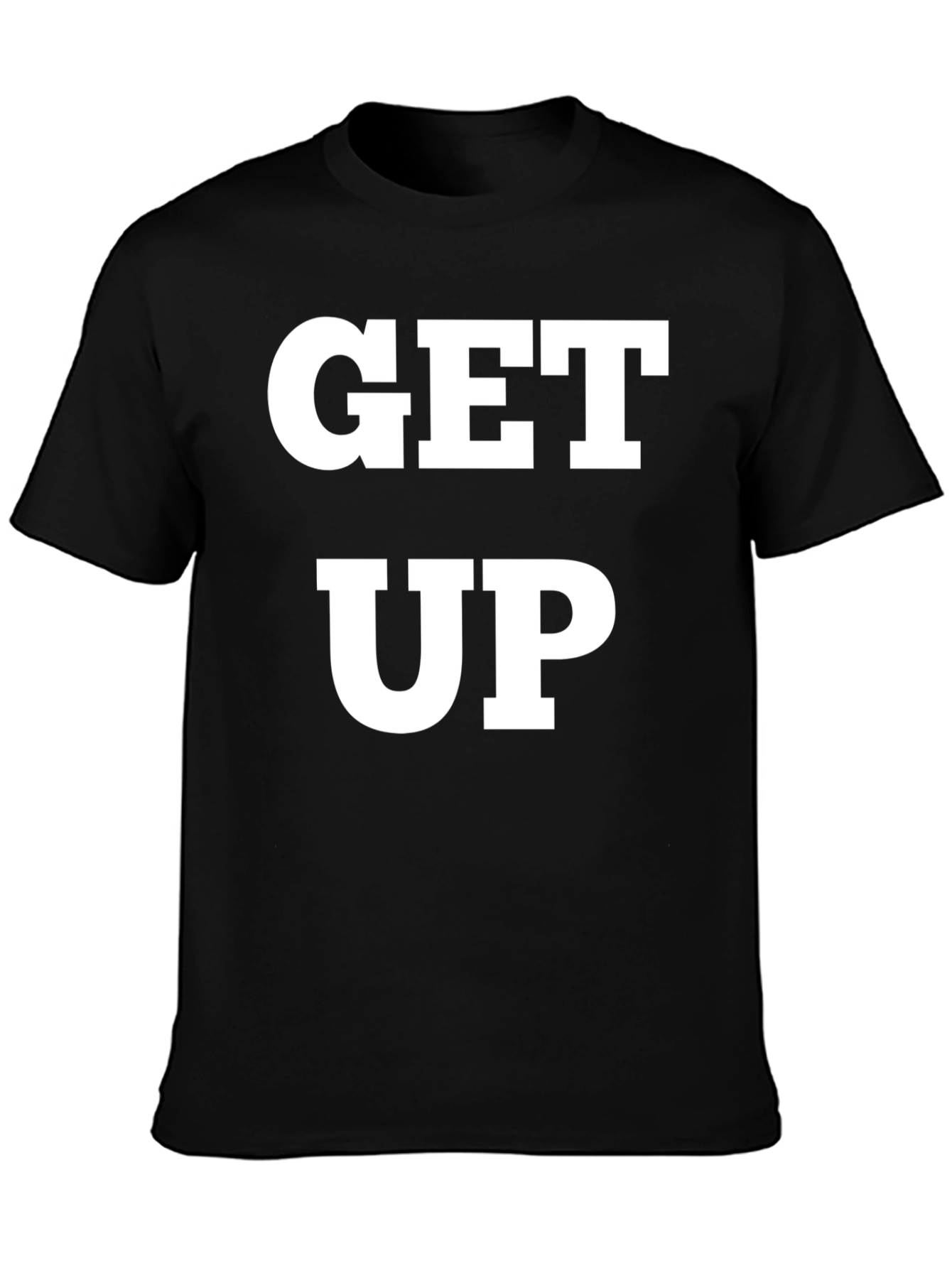 Get Up Graphic Tee - Black T-Shirt