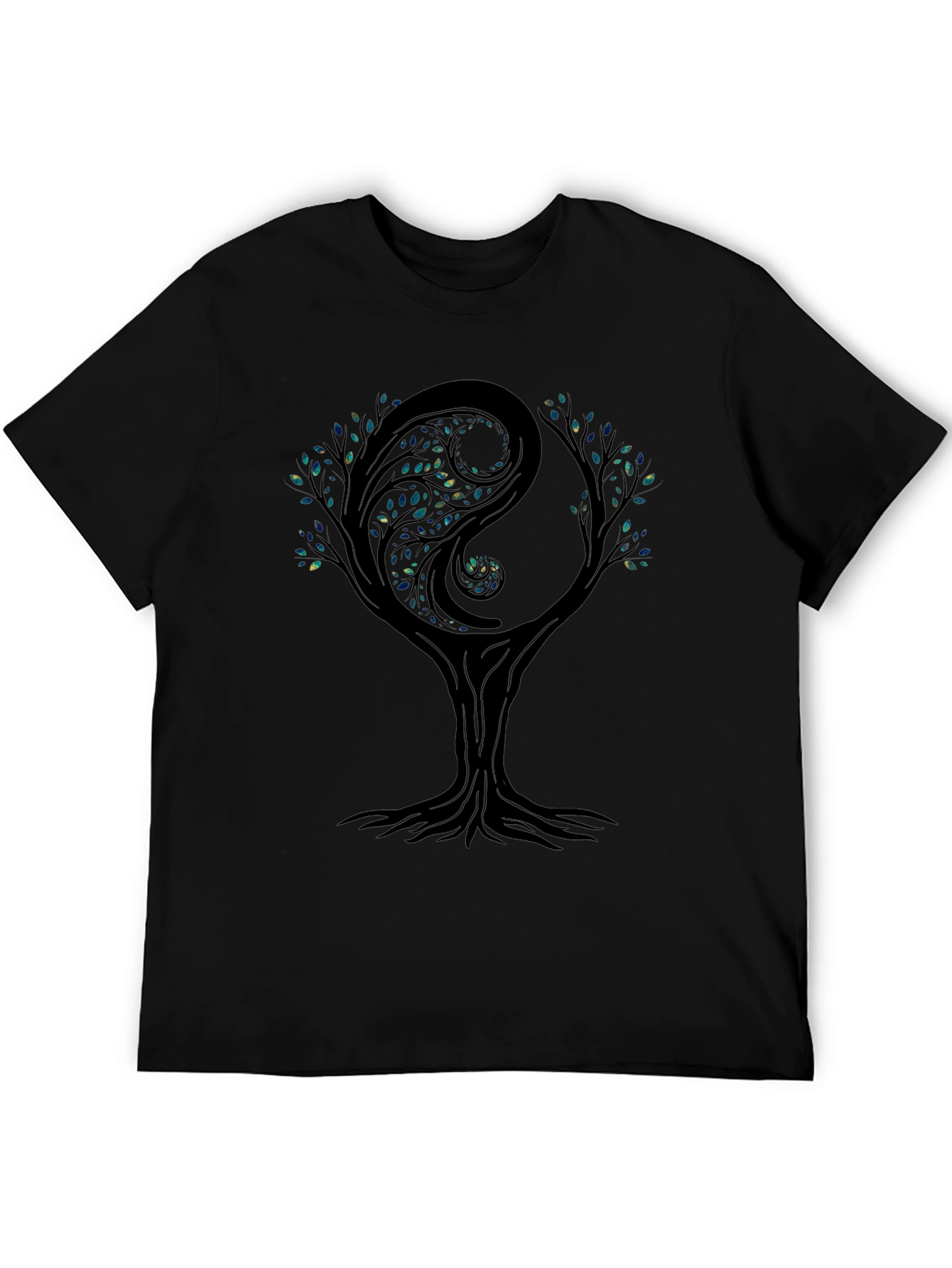Yin Yang Tree Graphic Tee - Balance & Harmony