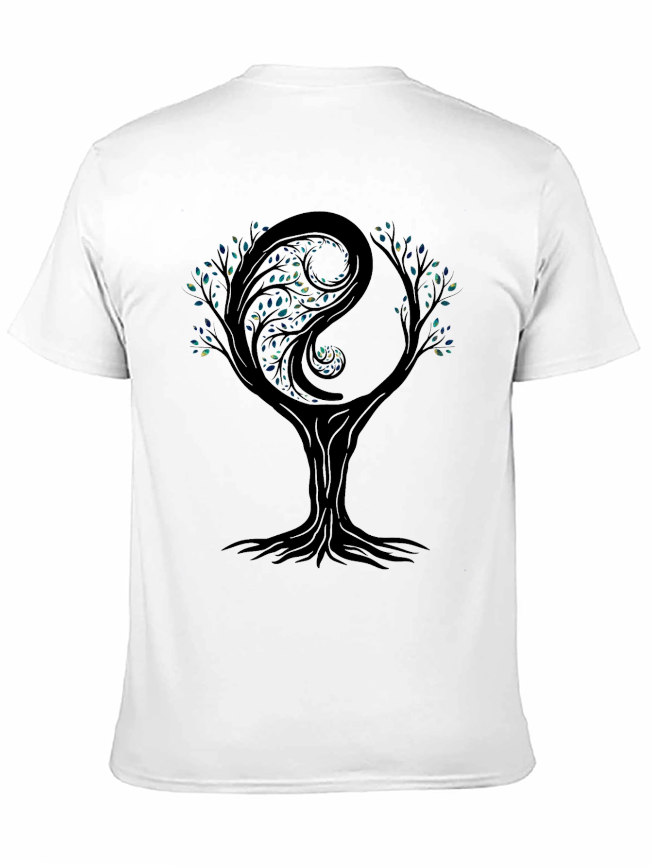 Yin Yang Tree Graphic Tee - Balance & Harmony