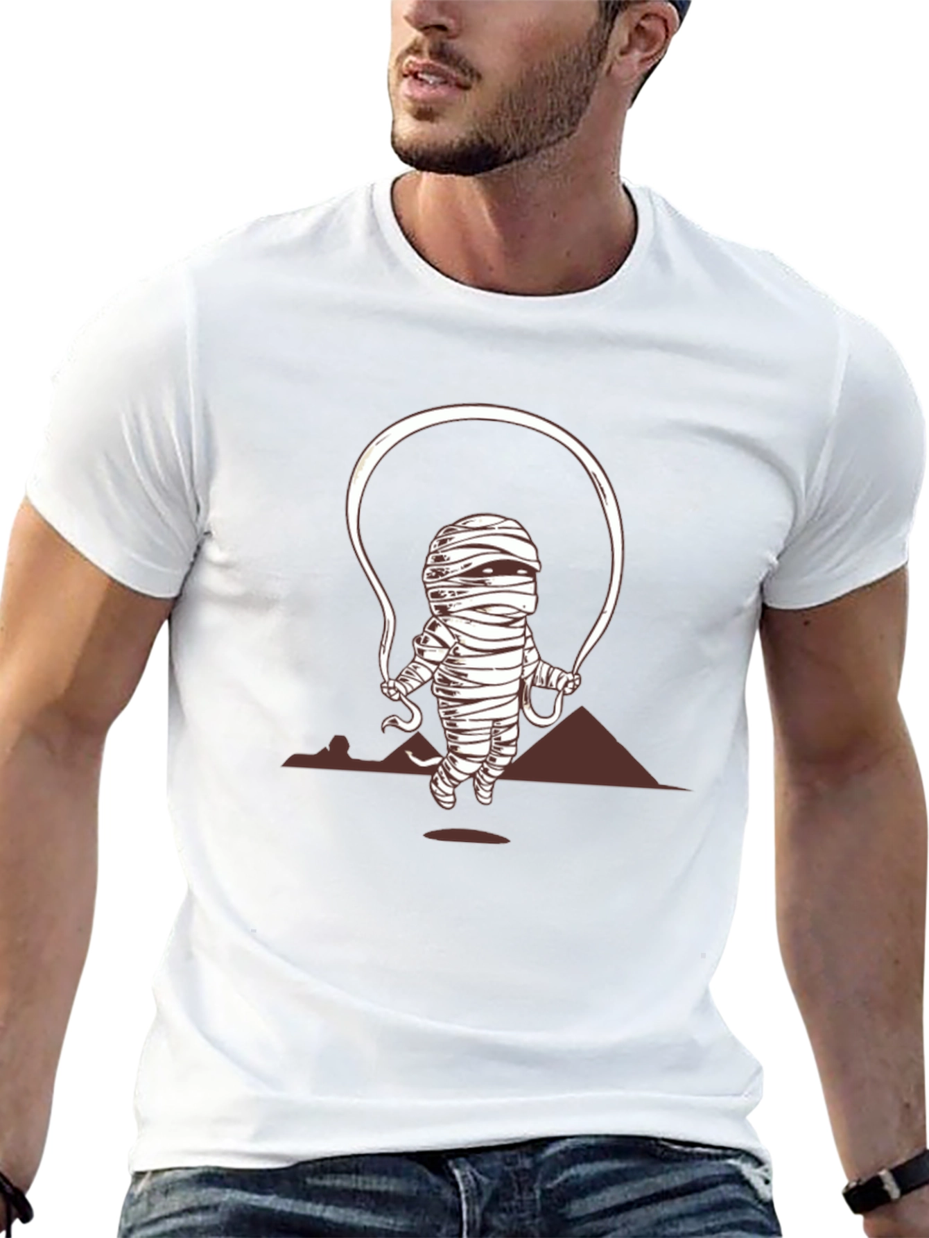 Mummy Jumper Mens Black Graphic T-Shirt