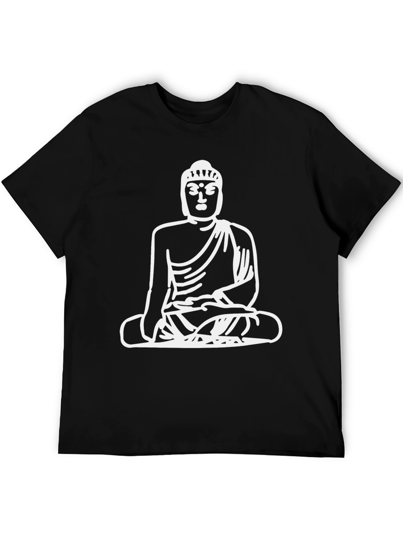 Buddha Graphic Black T-Shirt