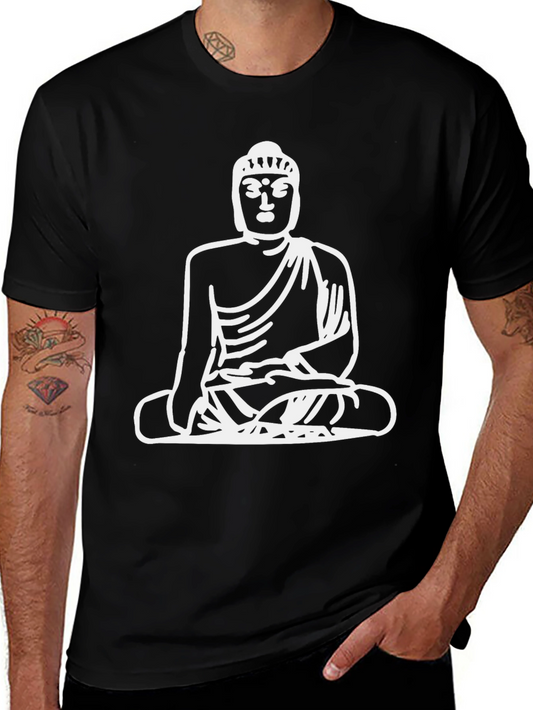 Buddha Graphic Black T-Shirt