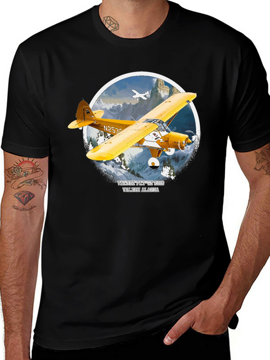Vintage Valdez Alaska Airplane T-Shirt