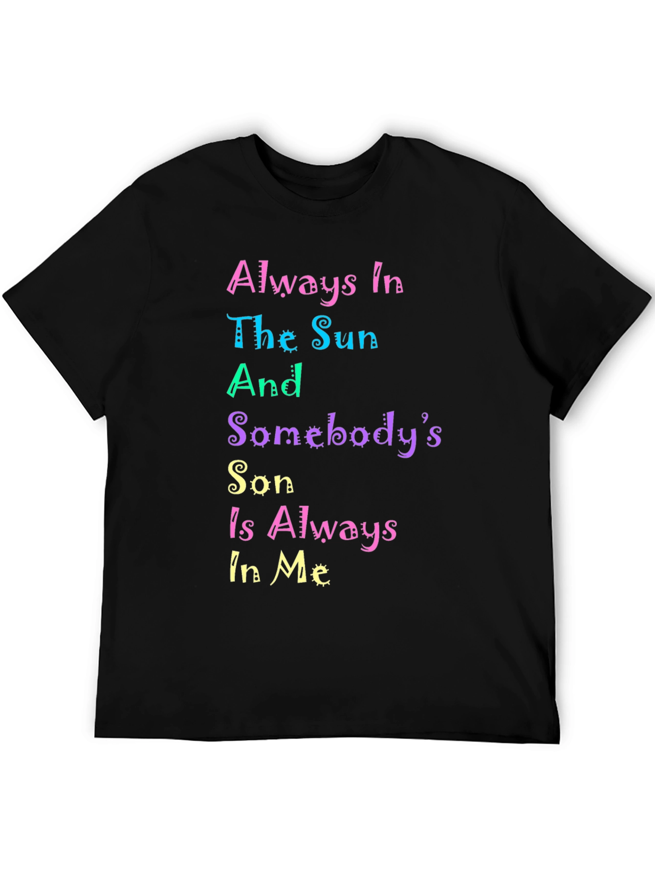 Colorful Graphic Print T-Shirt