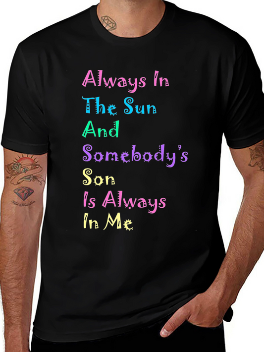 Colorful Graphic Print T-Shirt