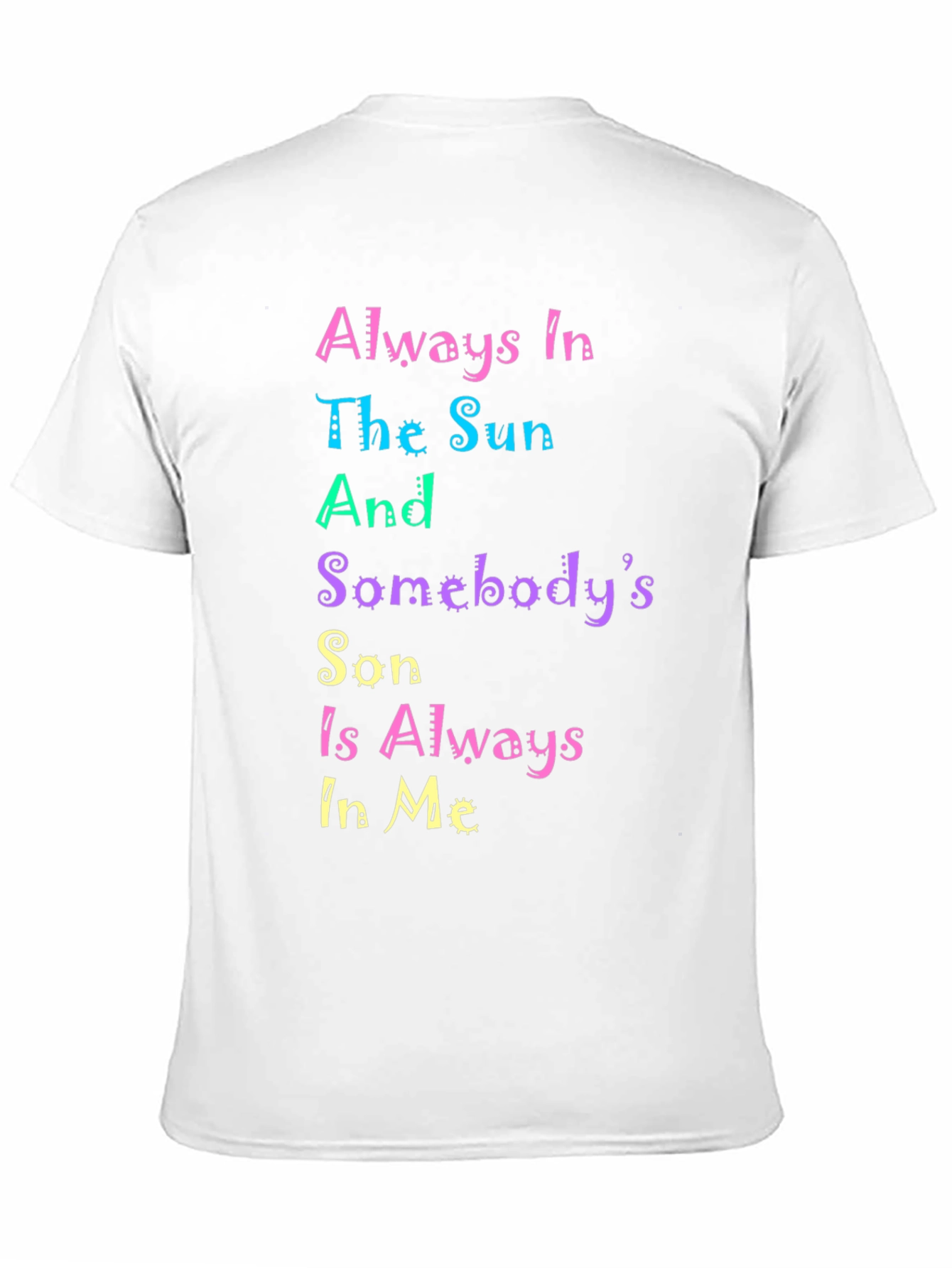 Colorful Graphic Print T-Shirt