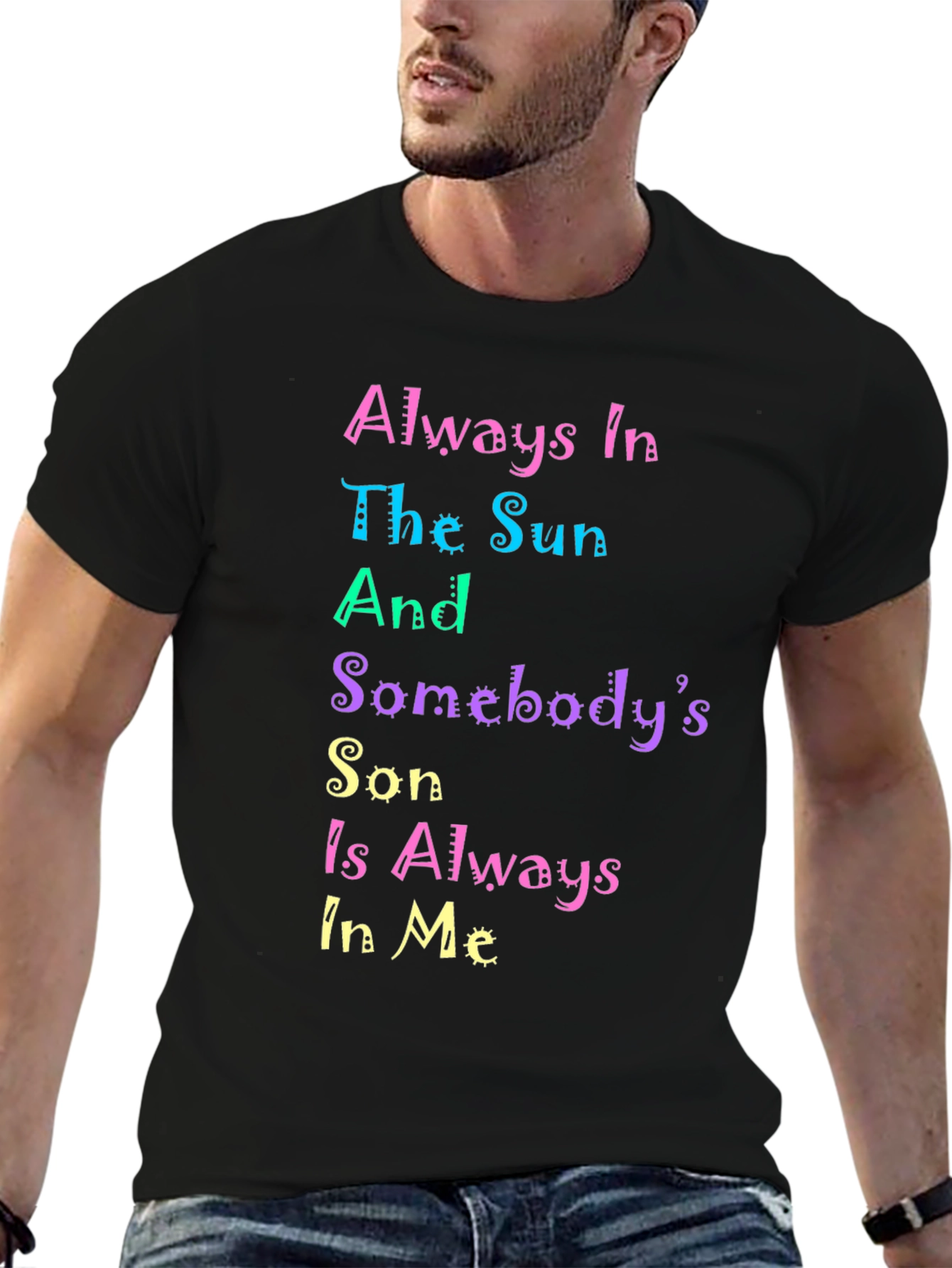 Colorful Graphic Print T-Shirt